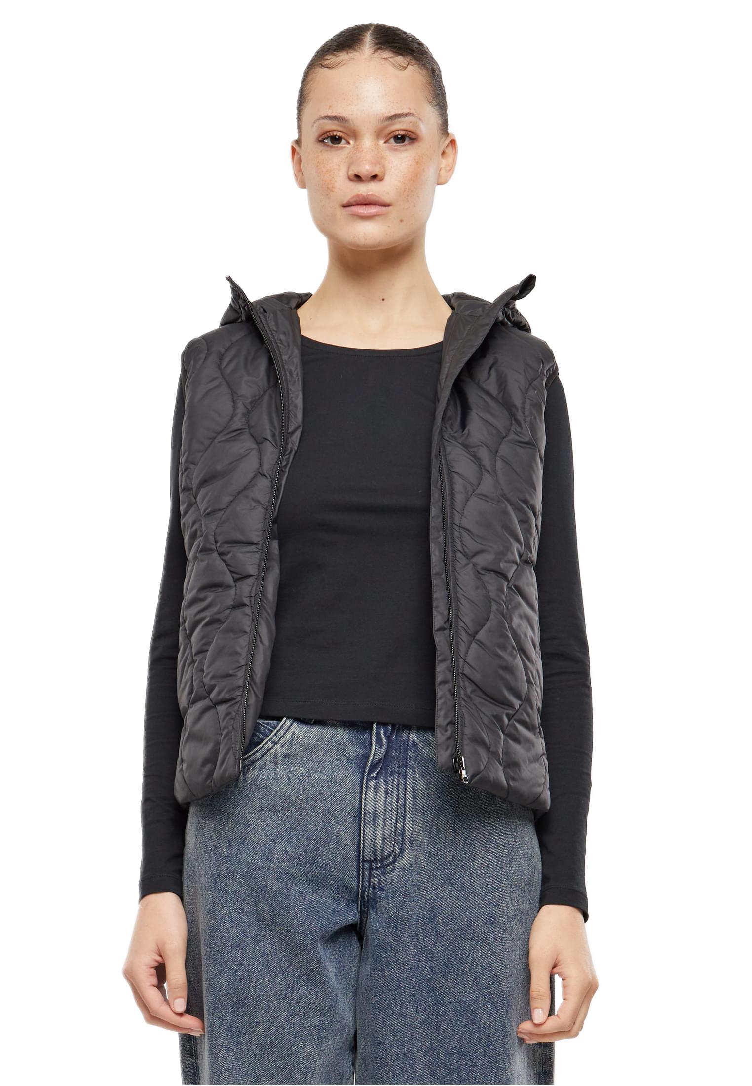 Γυναικείο Αμάνικο Μπουφάν Super Light Puffer TB7009 Urban Classics Black Black