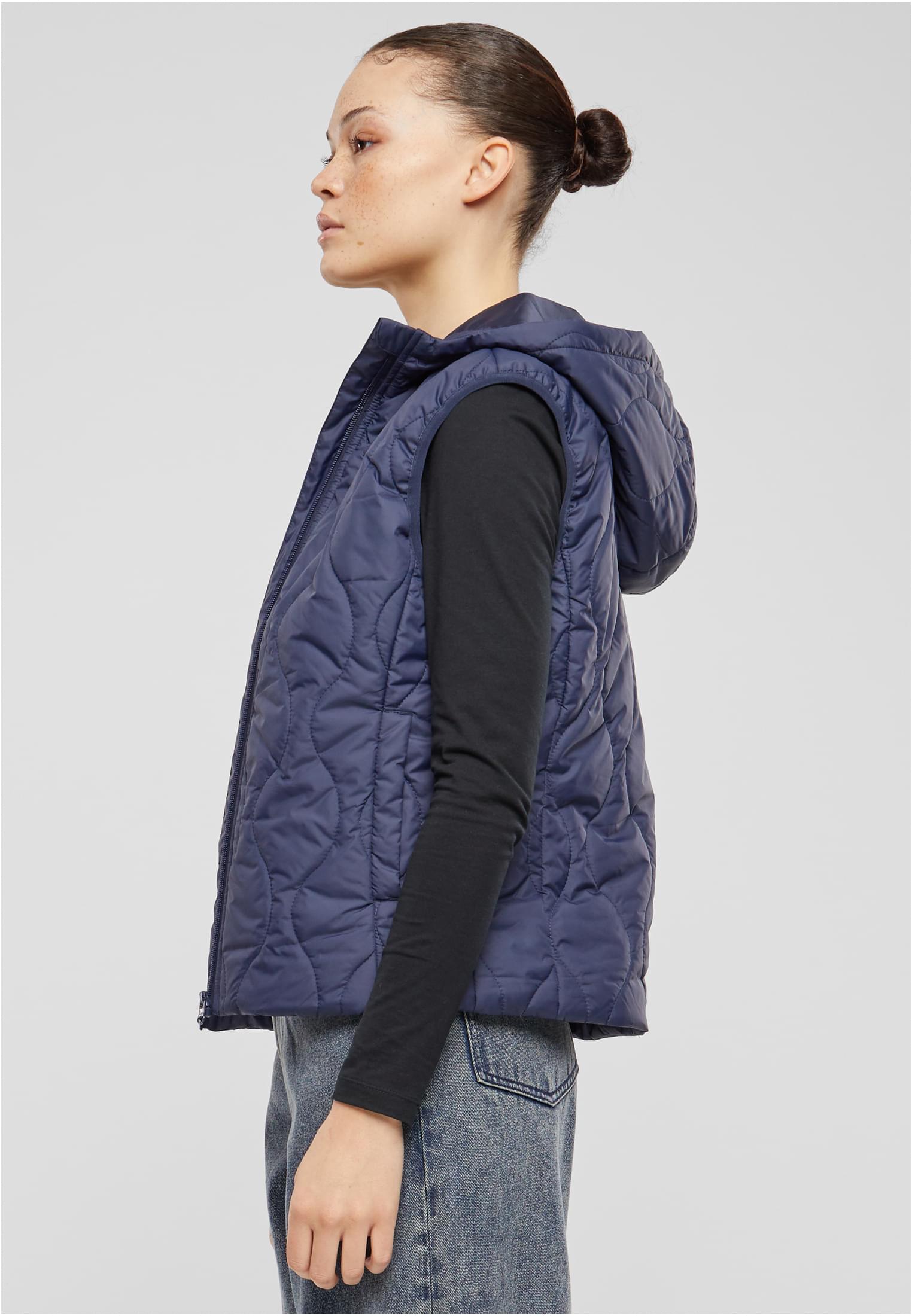 Γυναικείο Αμάνικο Μπουφάν Puffer Ladies Super Light TB7009 Urban Classics Black Navy
