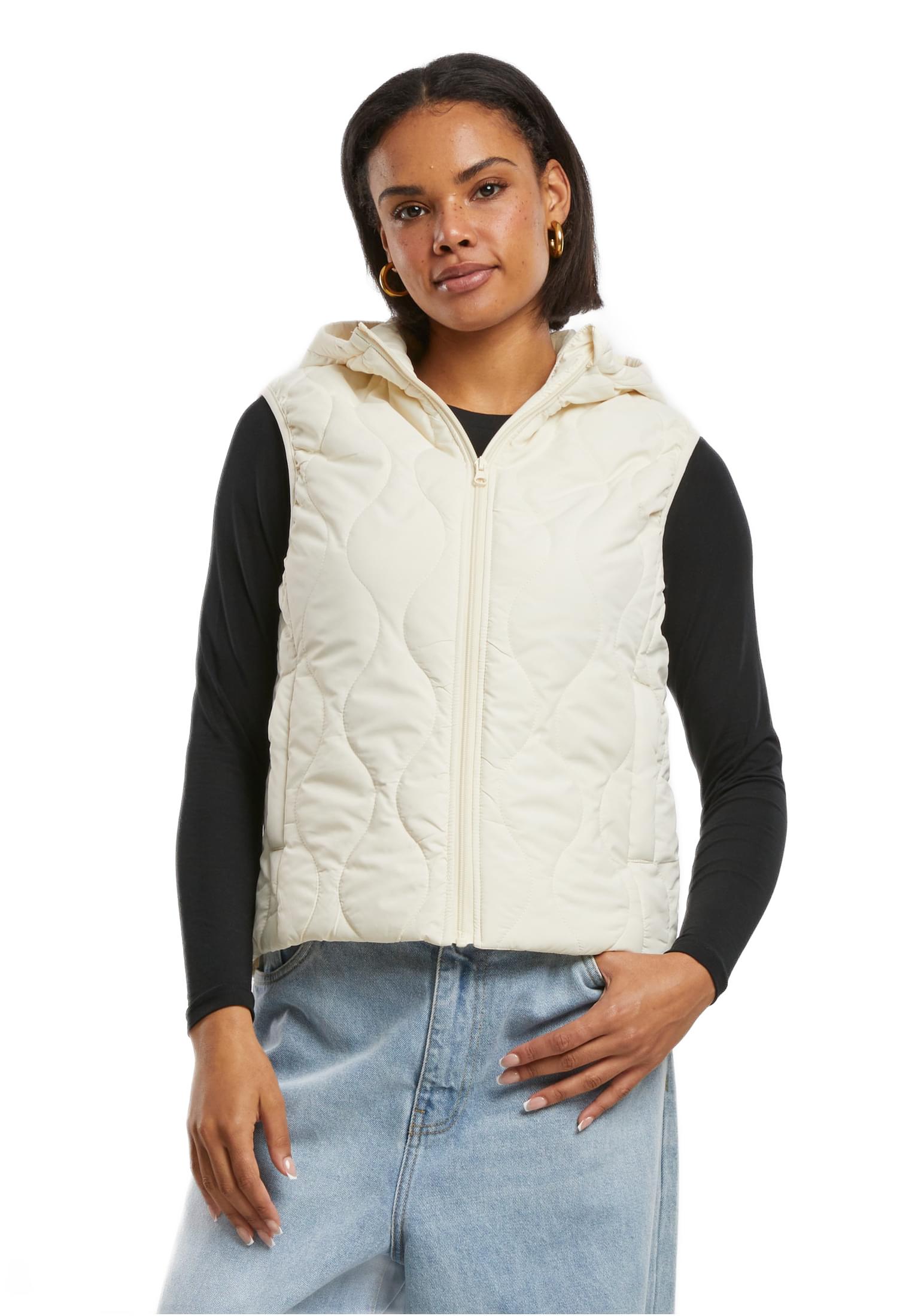 Γυναικείο Αμάνικο Μπουφάν Puffer TB7009-02903 Urban Classics Whitesand