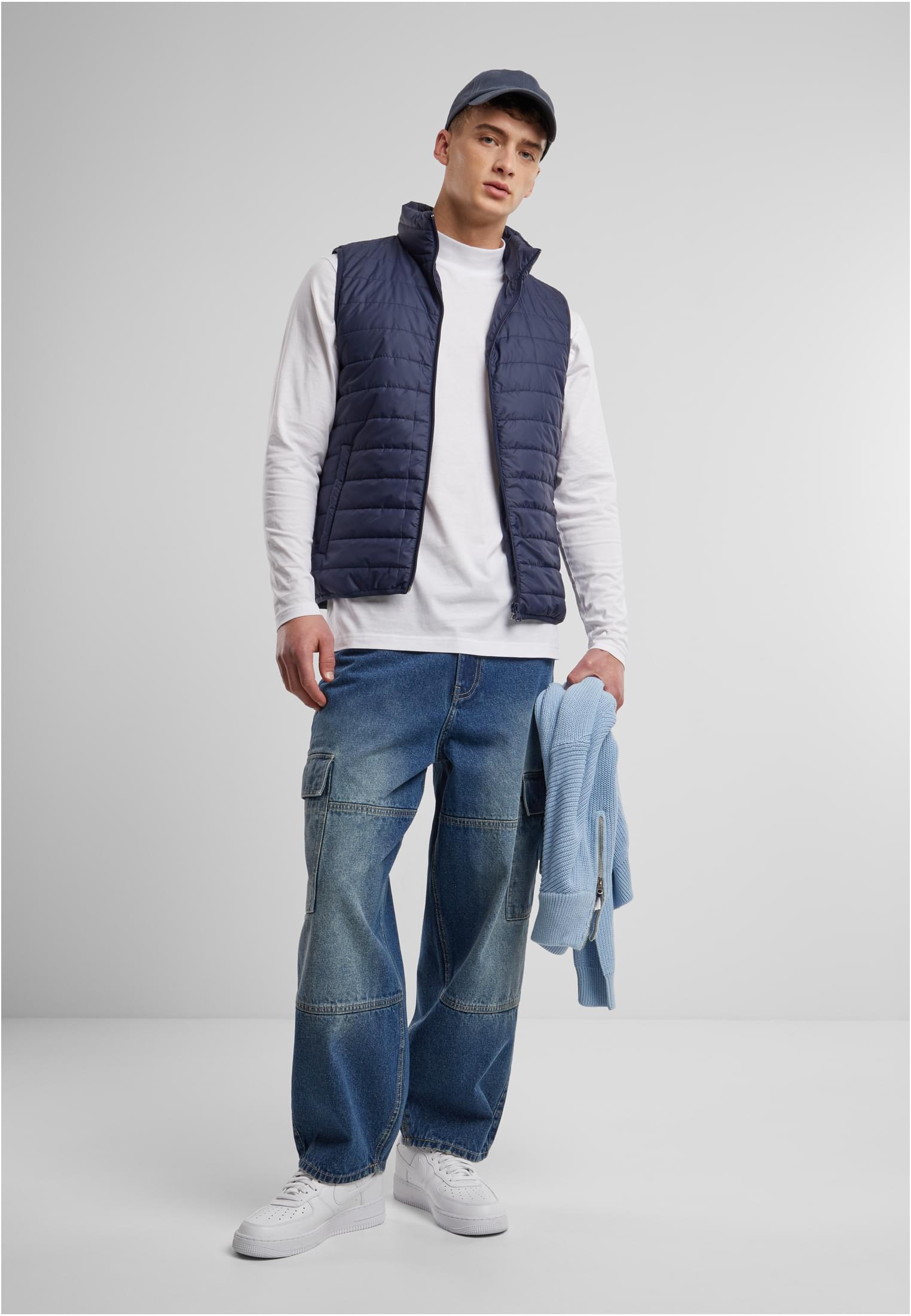Αμάνικο Μπουφάν Tb7011-00155 Urban Classics Navy ανδρικά Simple Wear