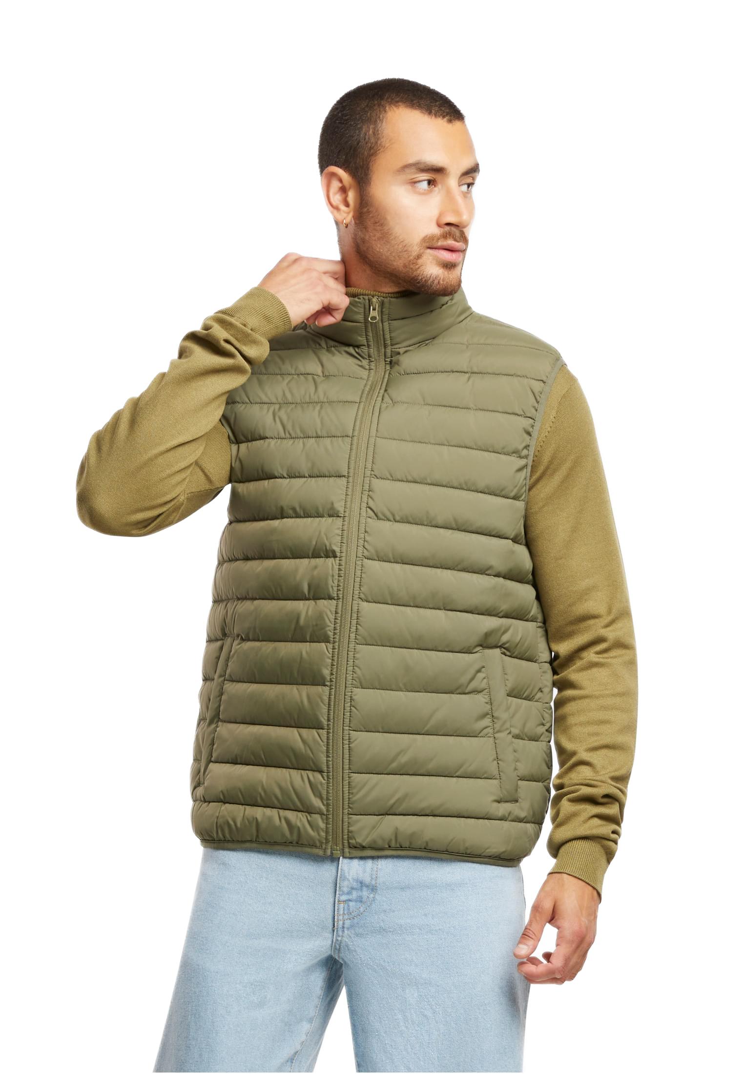 Ανδρικό Αμάνικο Μπουφάν Basic Light Weigh Vest TB7011-03307 Urban Classics darkolive