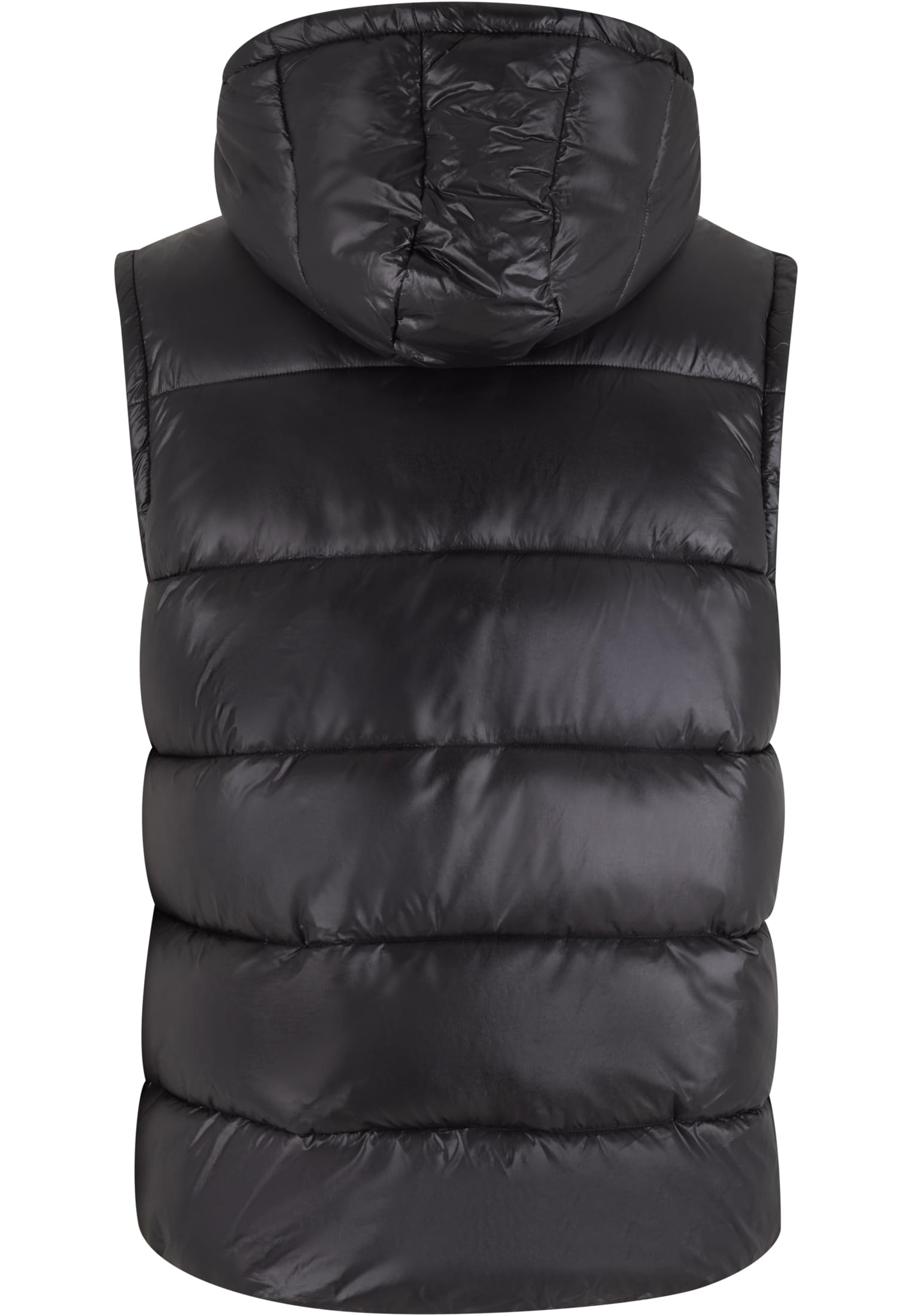 Recycled Hooded Puffer Vest Urban Classics Tb7013-00007 Black ανδρικά Μπουφάν Simple Wear