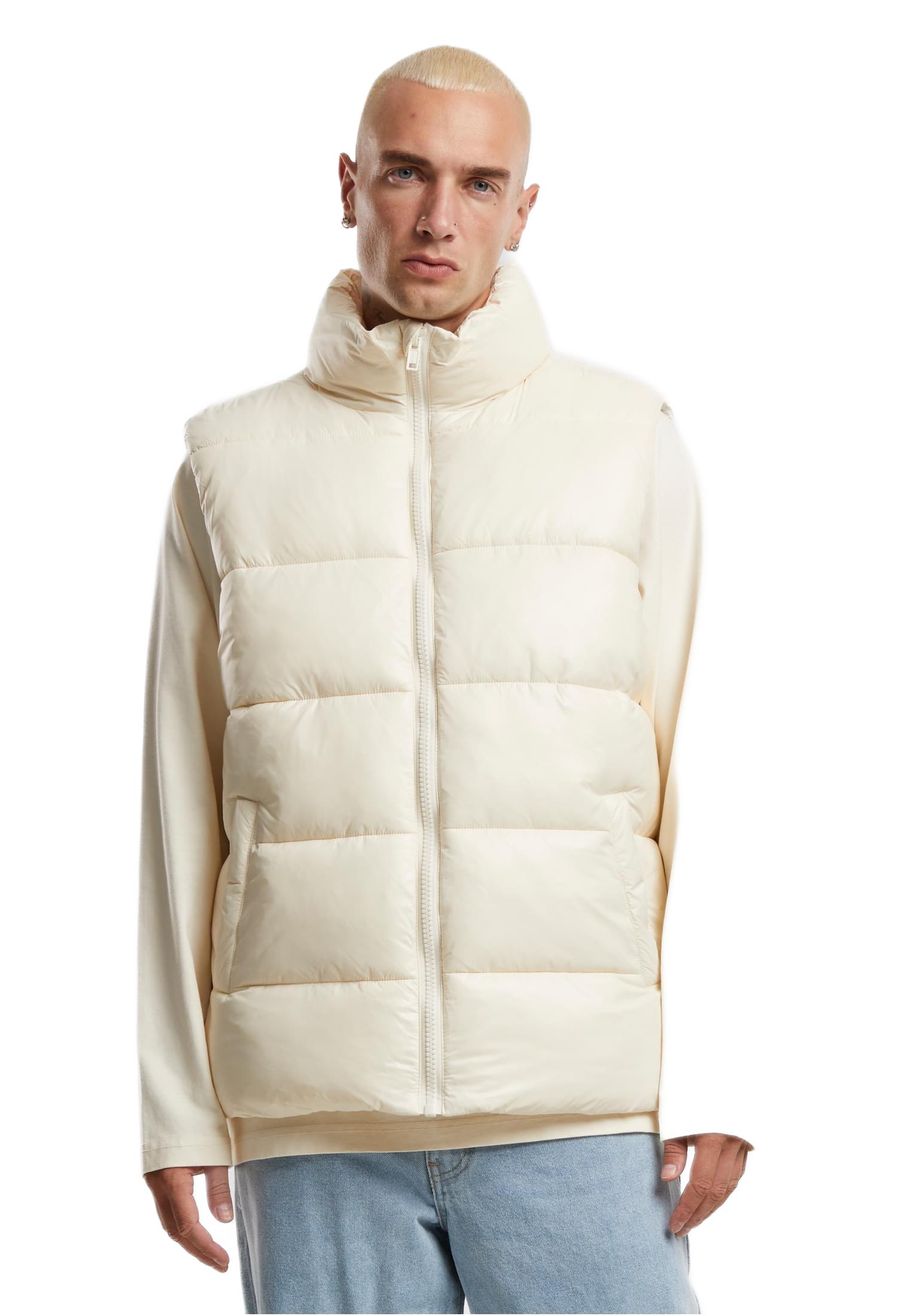 Αμάνικο Μπουφάν Recycled Big Puffer TB7015-02903 Urban Classics Whitesand
