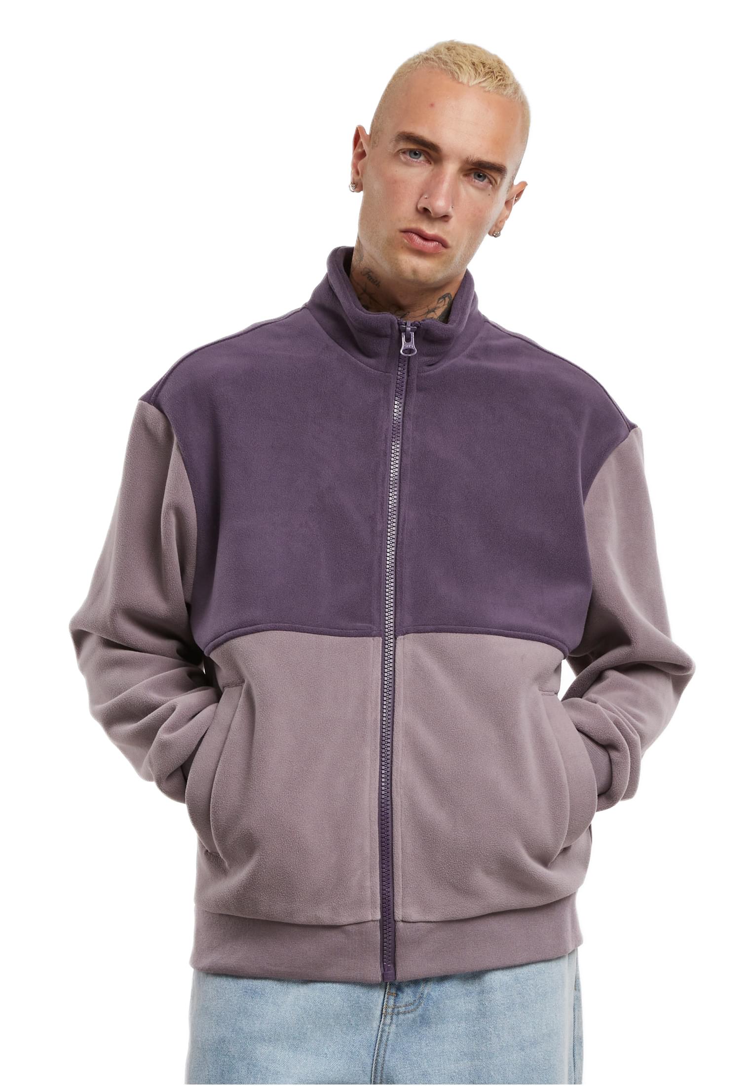Ζακέτα Polar Fleece TB7016 Urban Classics Purplenight/Fadedpurple