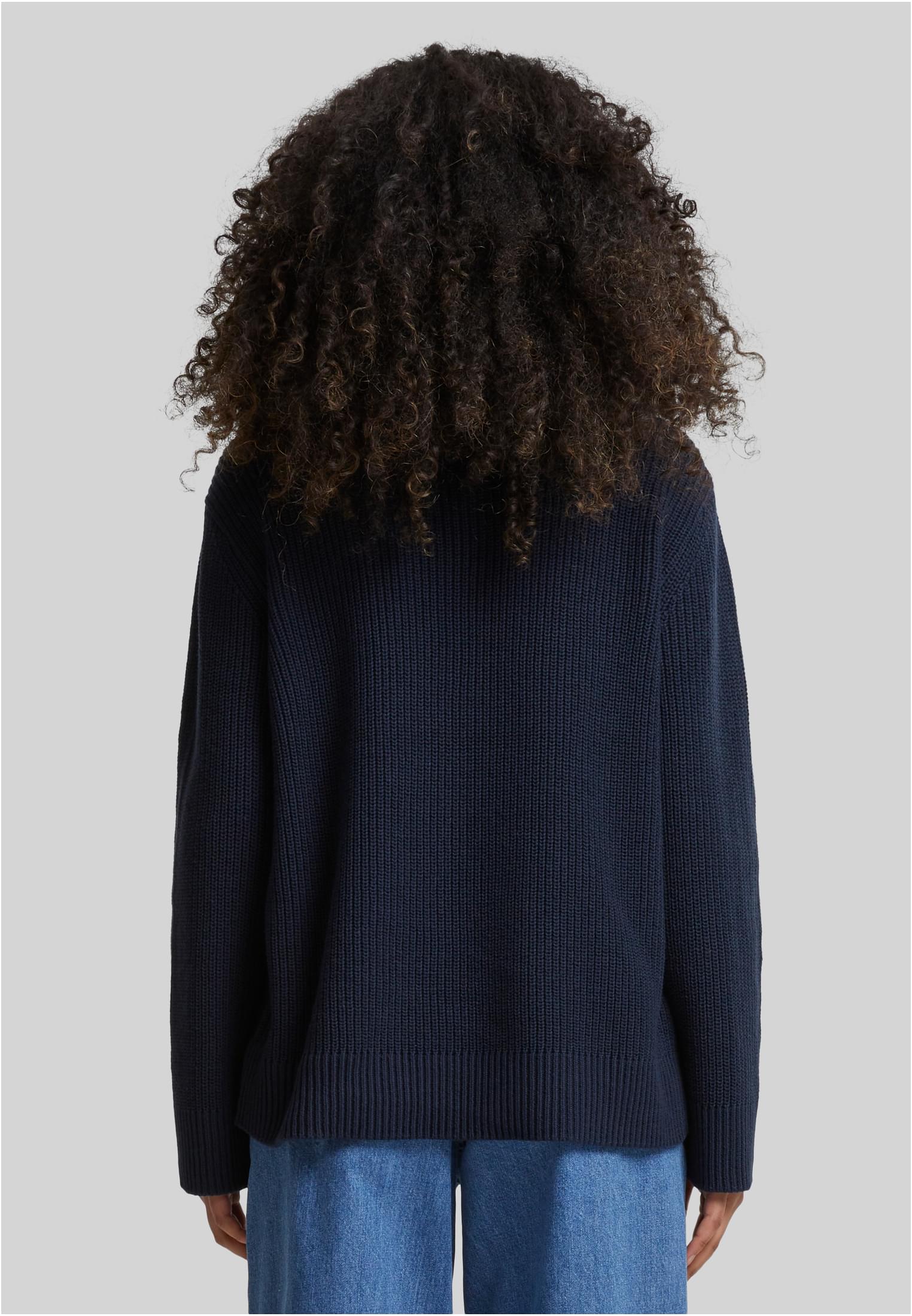 Ladies Rib Knit Sweater Urban Classics TB7116-00155 Navy