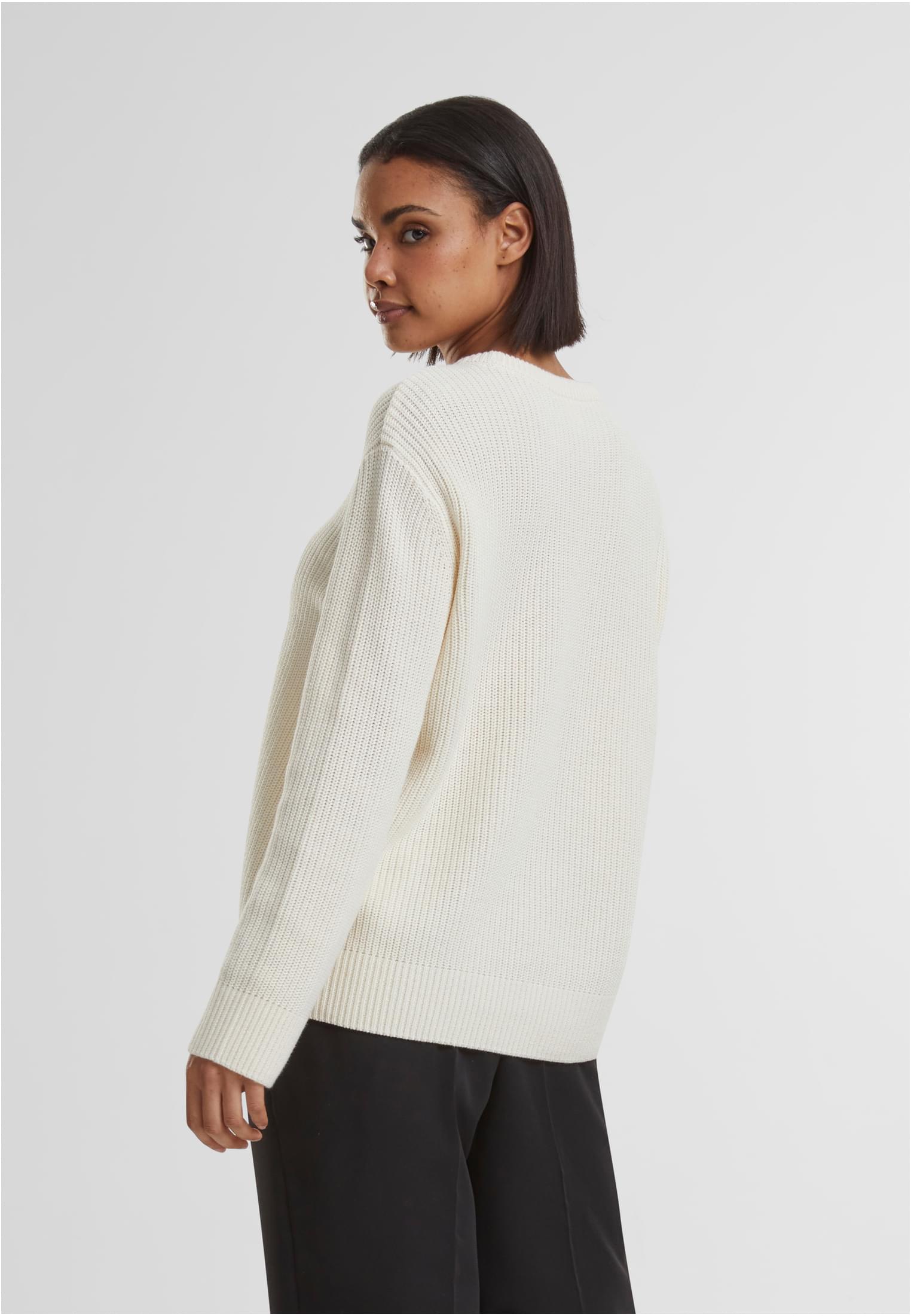 Γυναικείο Πλεκτό Πουλόβερ Ριμπ TB7116 Urban Classics Whitesand