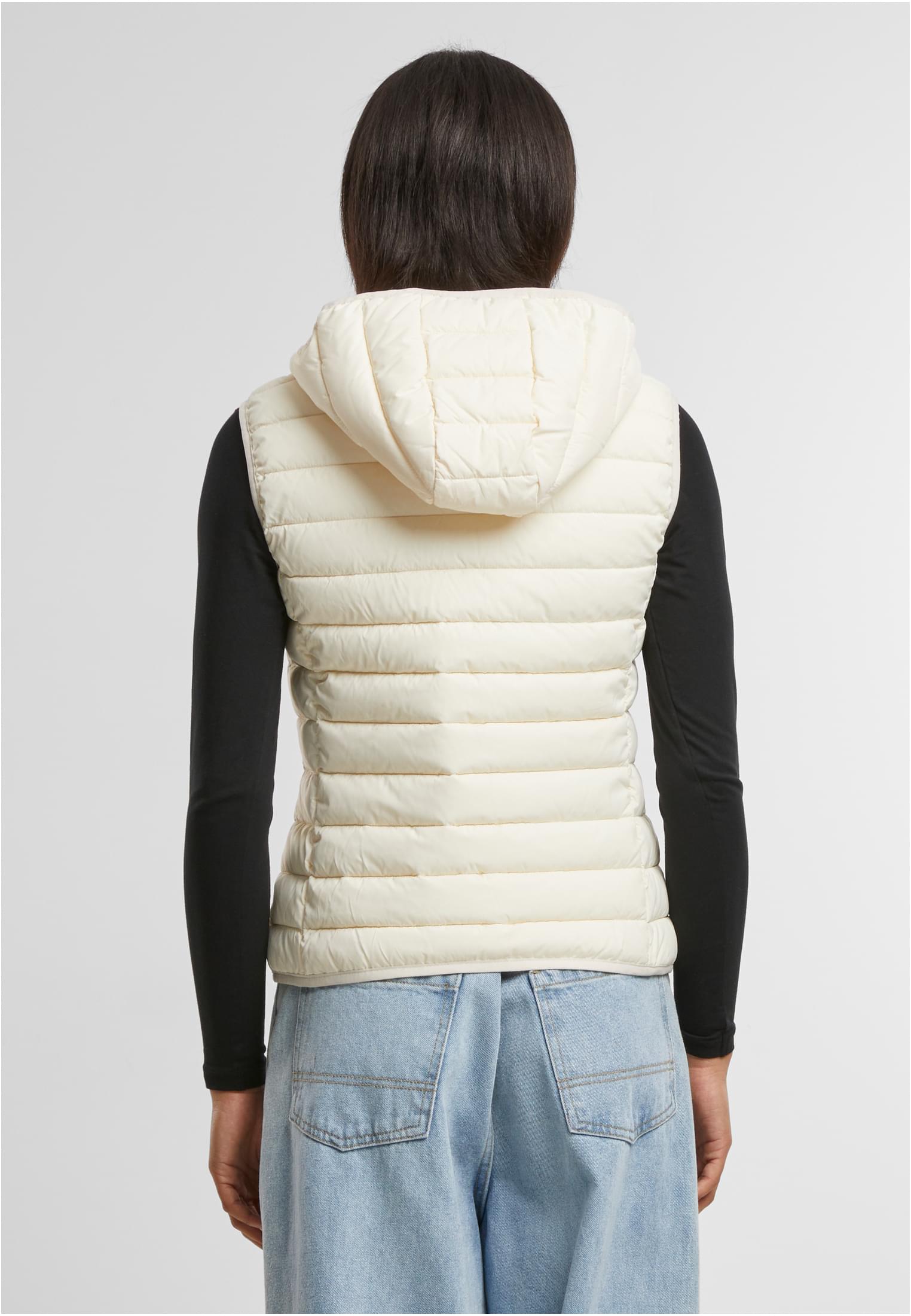 Ladies Ultra Light Puffer Vest Urban Classics TB7156-02903 Whitesand