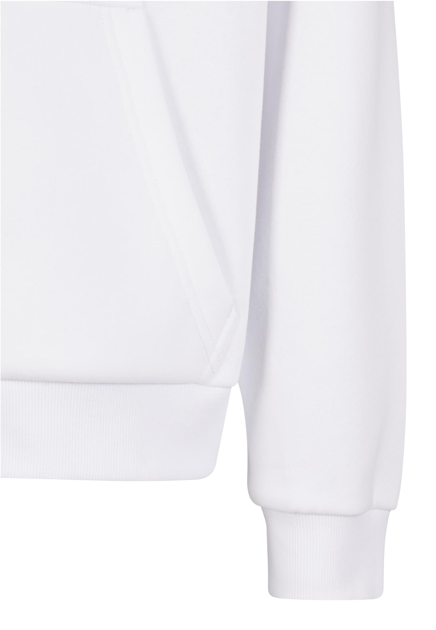 Φούτερ με Κουκούλα Και Φερμουάρ Fluffy Tb7284 Urban Classics White ανδρικά Simple Wear