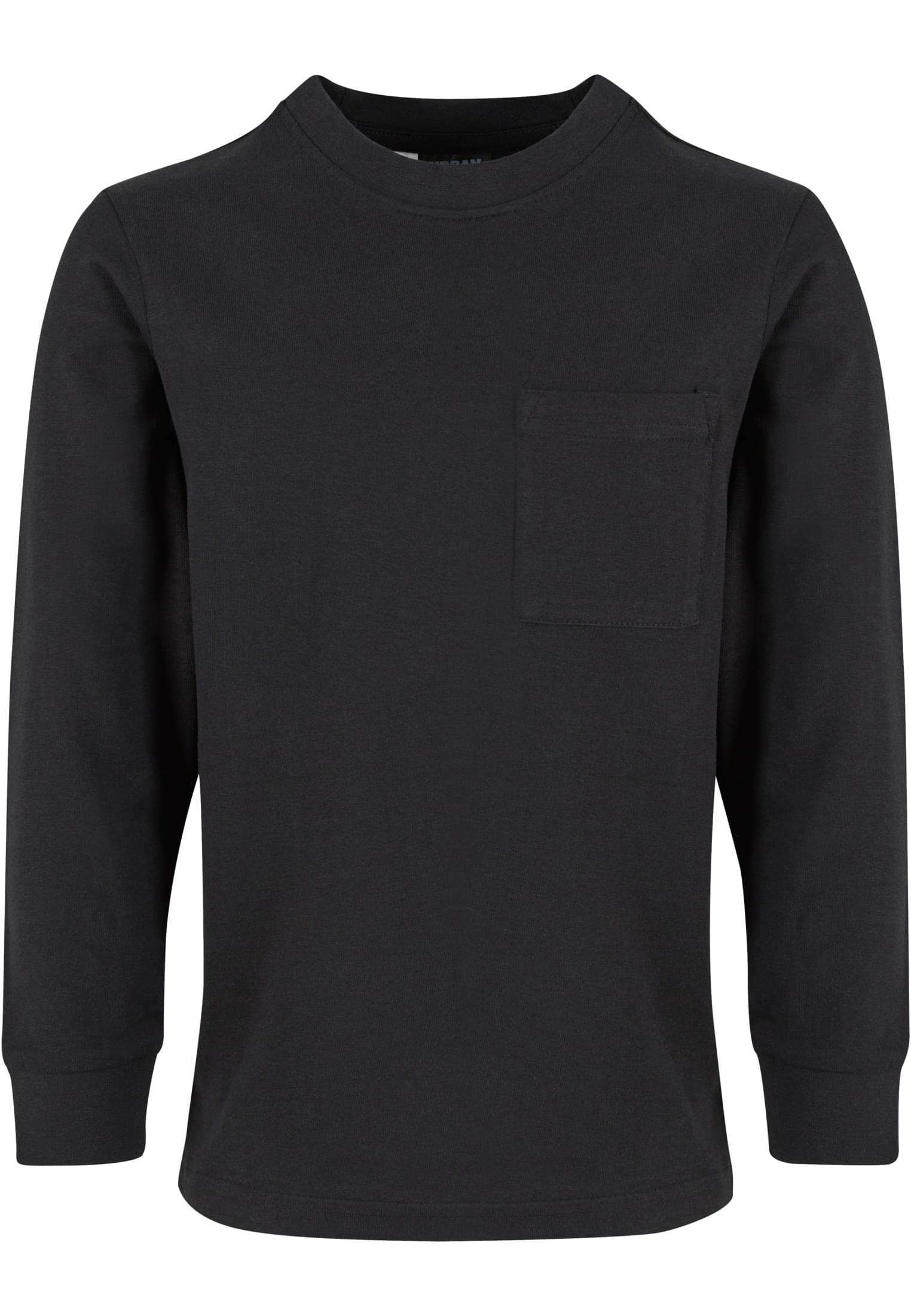 Boys Heavy Oversized Pocket Longsleeve Urban Classics UCK4723-00007 Black