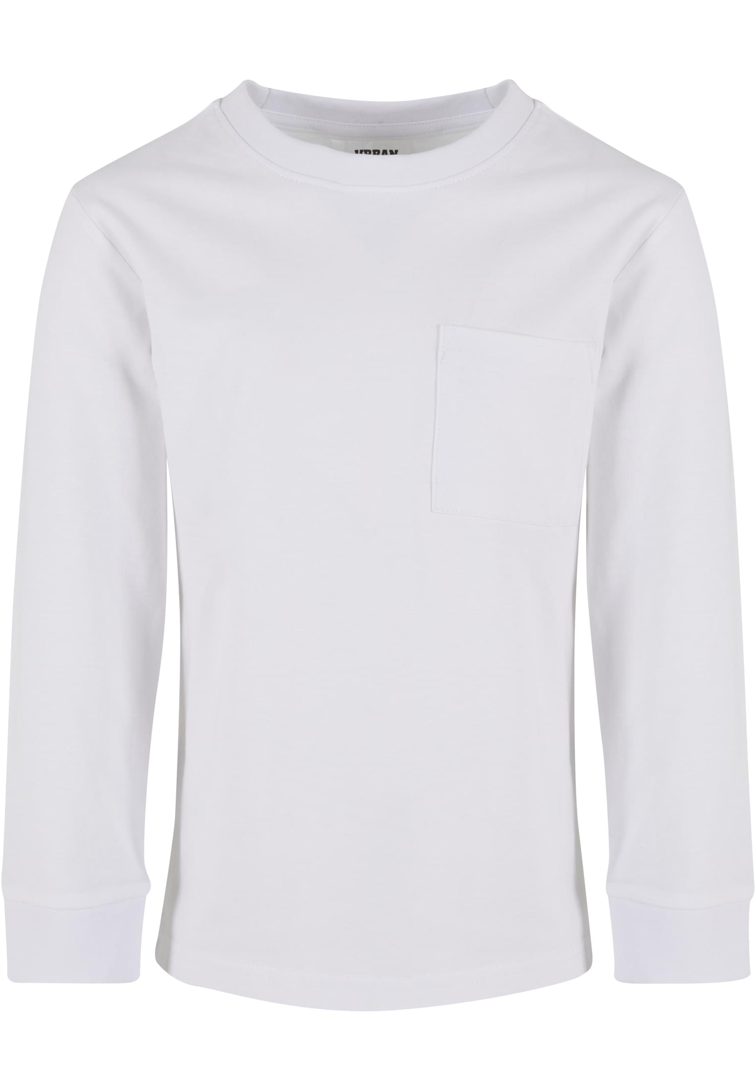 Boys Heavy Oversized Pocket Longsleeve Urban Classics UCK4723-00220 White