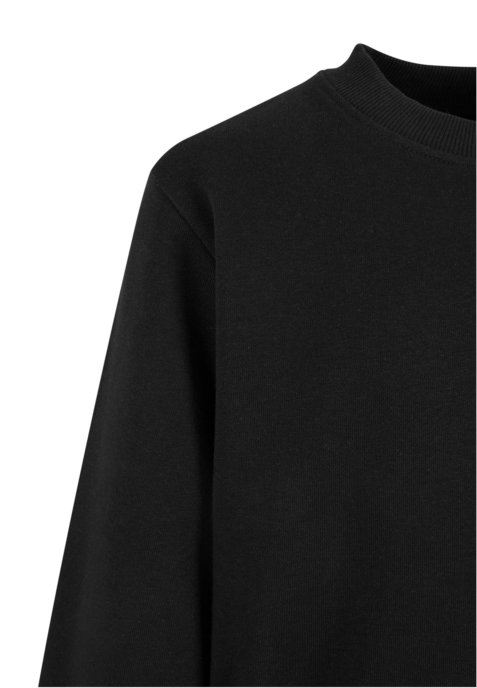 Boys Light Terry Crew Urban Classics Uck6663-00007 Black παιδικά Φούτερ Simple Wear