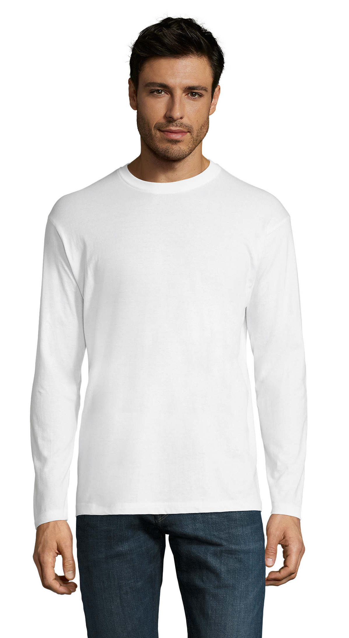 Μακρυμάνικο T-Shirt 11420 SOL'S Monarch White