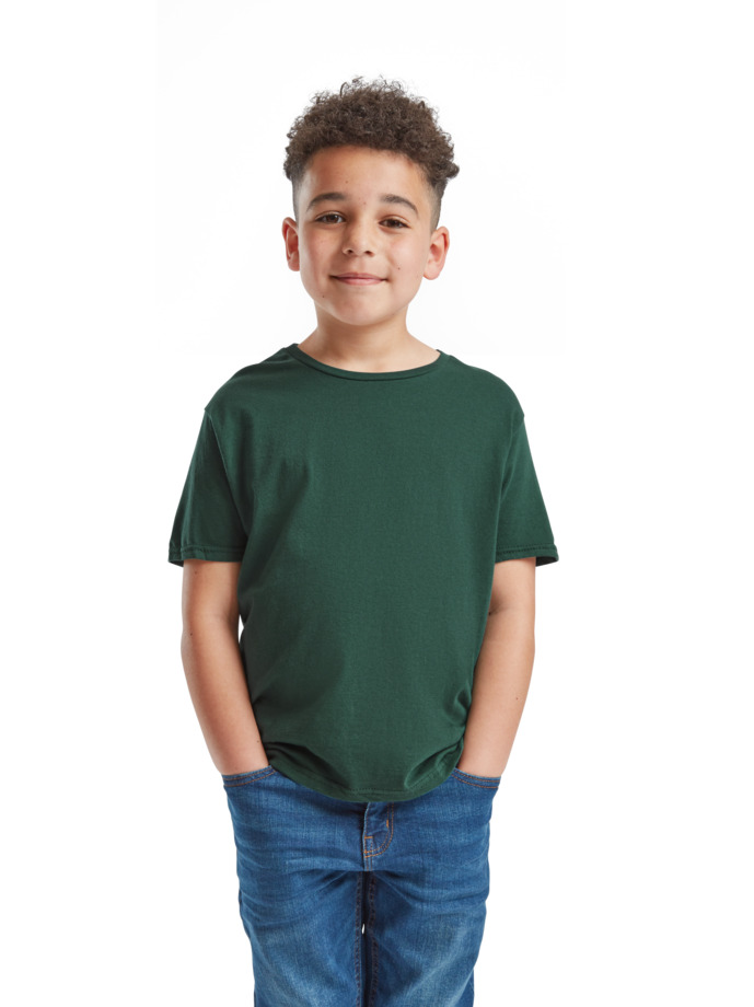 Παιδικό T-Shirt 61-023-0 Fruit of the Loom Iconic Forest Green