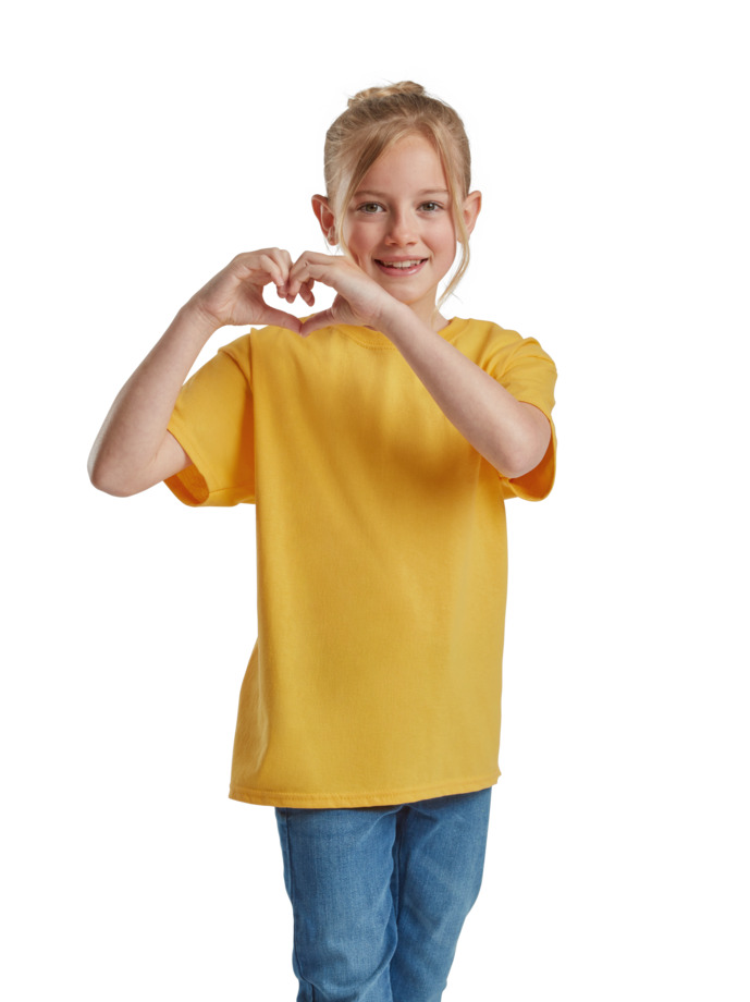 Παιδικό T-Shirt 61-033-0 Fruit of the Loom Value Weight Sunflower