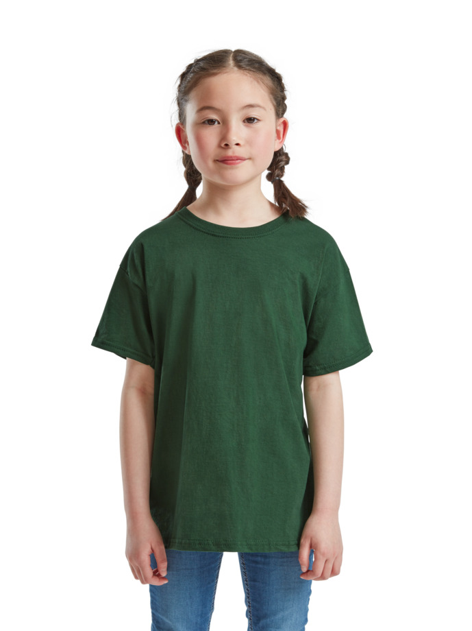 Παιδικό T-Shirt 61-033-0 Fruit of the Loom Value Weight Bottle Green