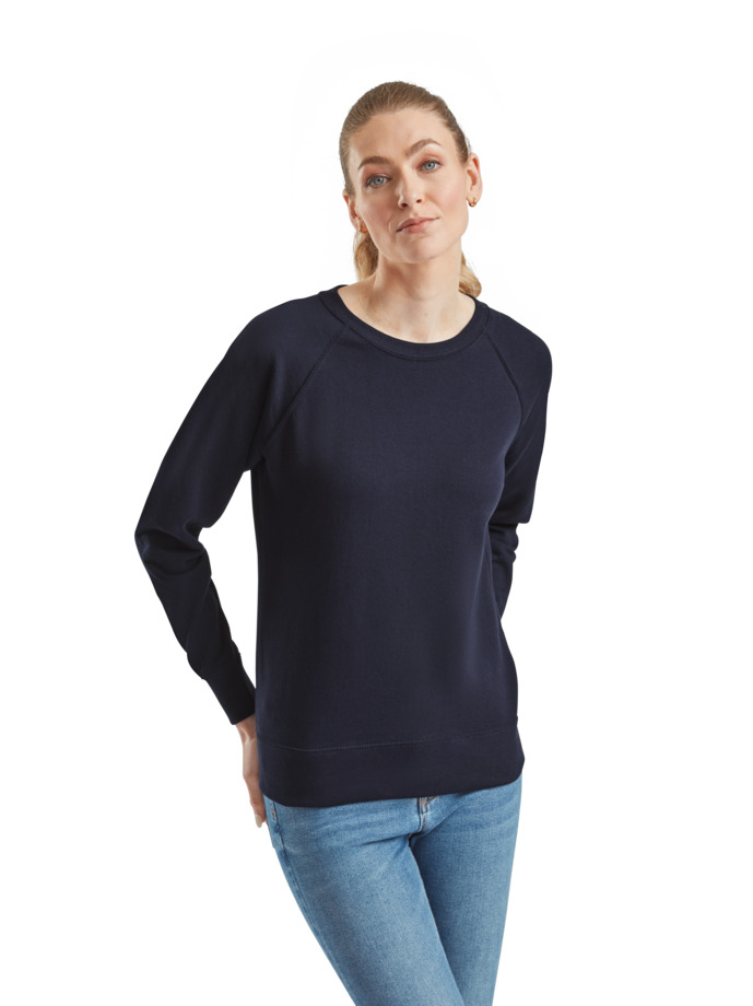 Γυναικείο Φούτερ Raglan 62-146-0 Fruit of the Loom Deep Navy