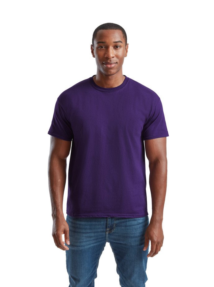 Ανδρικό T-Shirt 61-082-0 Fruit of the Loom Purple