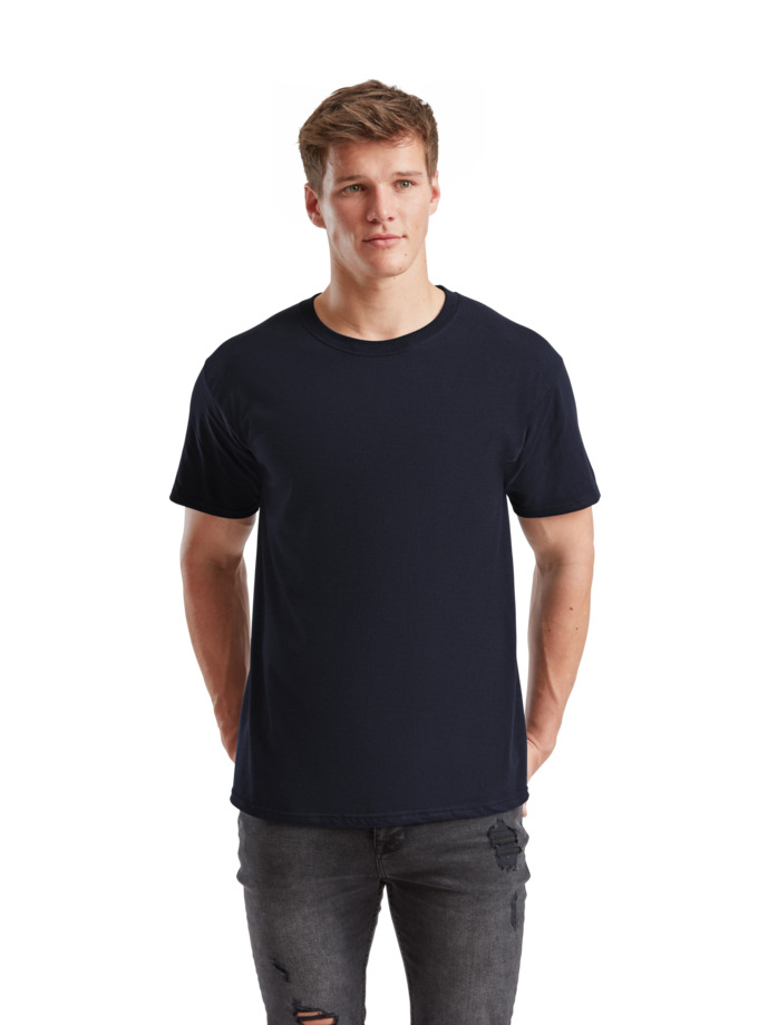 T-Shirt 61-422-0 Fruit of the Loom Ringspun Premium Iconic 195 Deep Navy