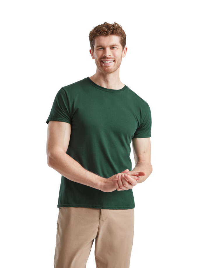 T-Shirt 61-430-0 Fruit of the Loom Iconic 150 Slim Fit Forest Green
