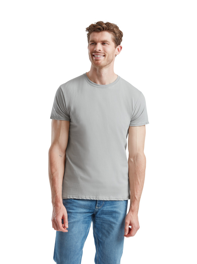 T-Shirt 61-430-0 Fruit of the Loom Iconic 150 Slim Fit Zinc