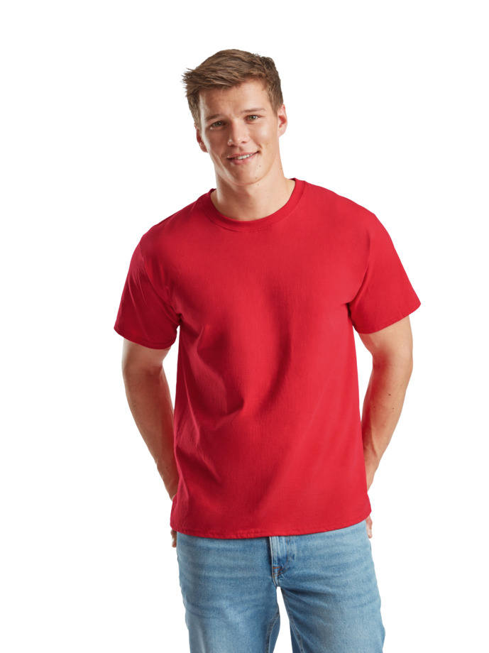 T-Shirt 61-036-0 Fruit of the Loom Valueweight Red