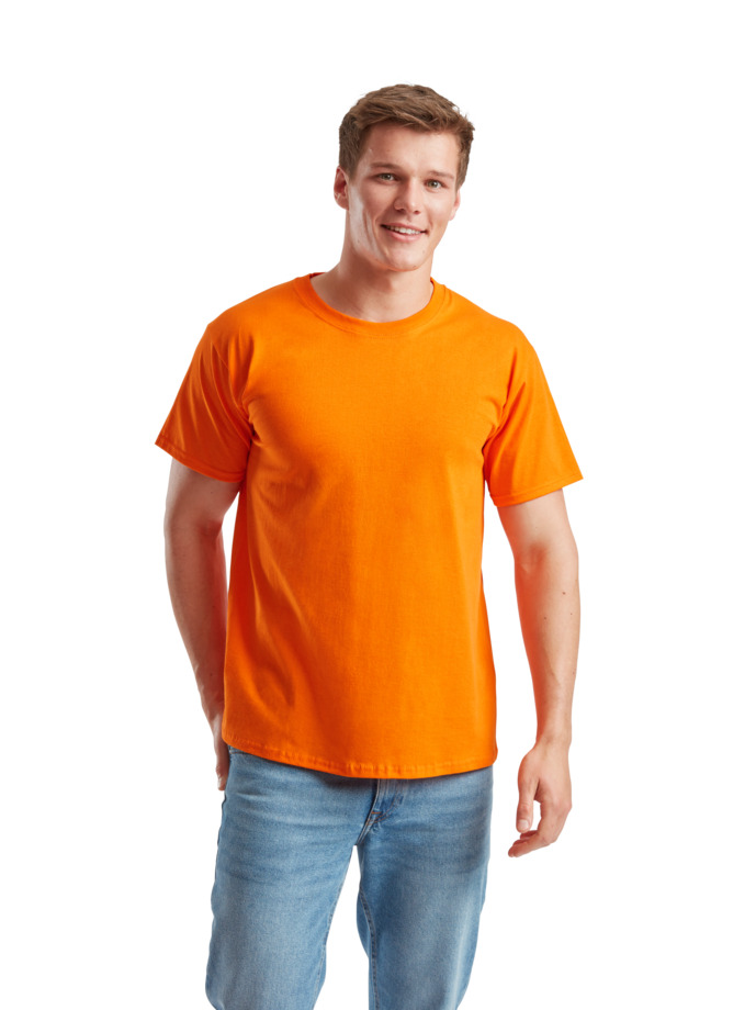 T-Shirt 61-036-0 Fruit of the Loom Valueweight Πορτοκαλί