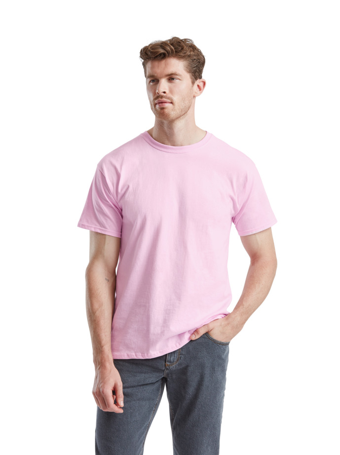 T-Shirt 61-036-0 Fruit of the Loom Valueweight Light Pink