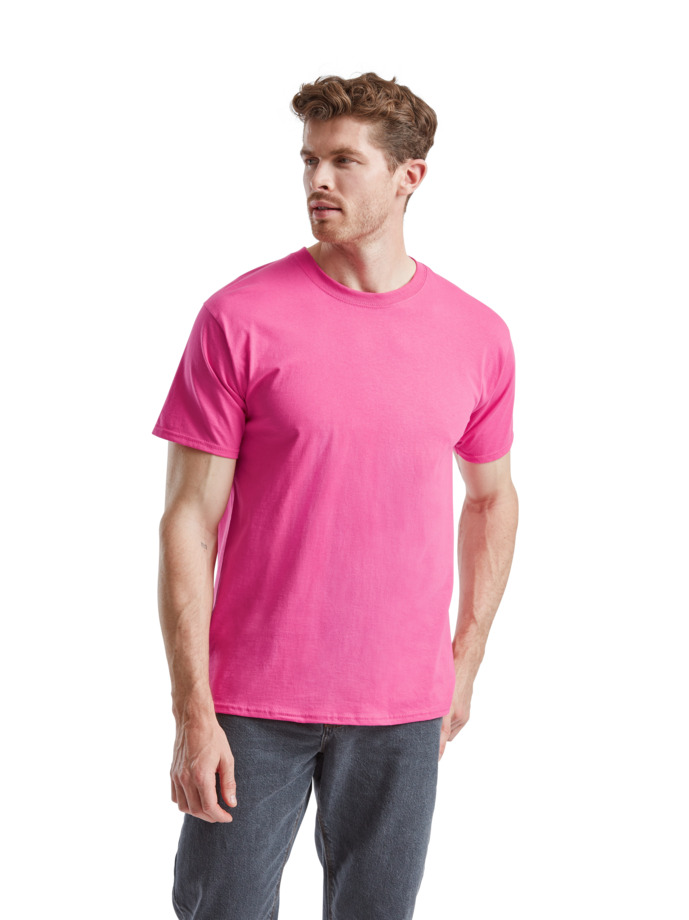 T-Shirt 61-036-0 Fruit of the Loom Valueweight Fuchsia