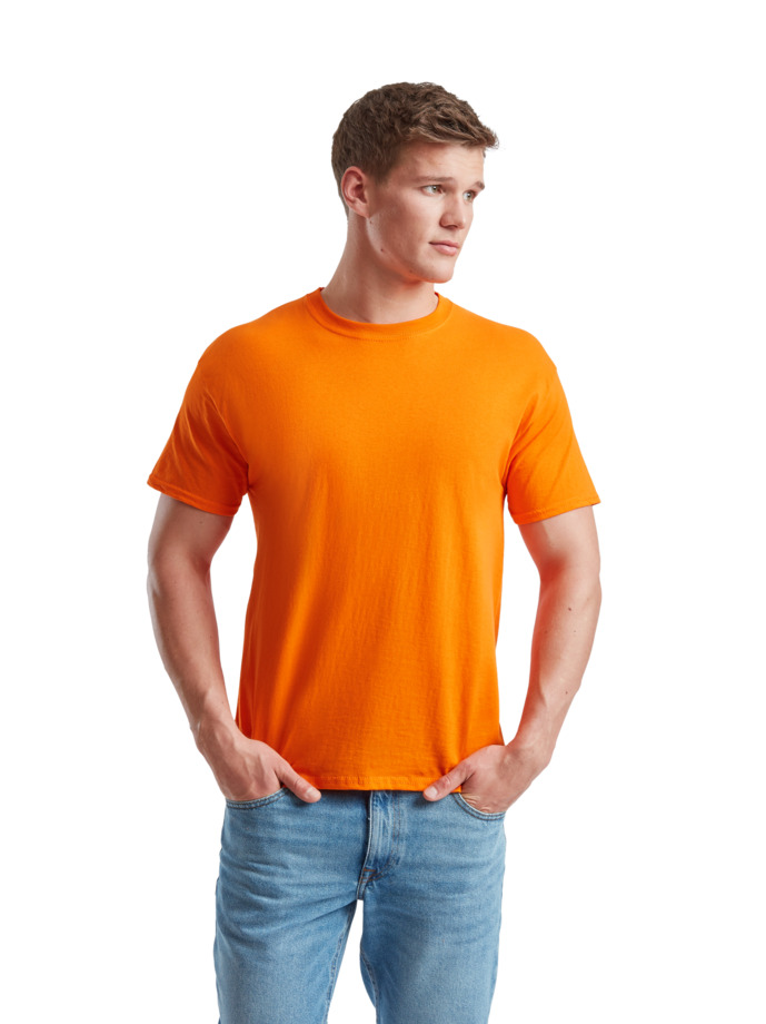 Ανδρικό T-Shirt 61-082-0 Fruit of the Loom Πορτοκαλί