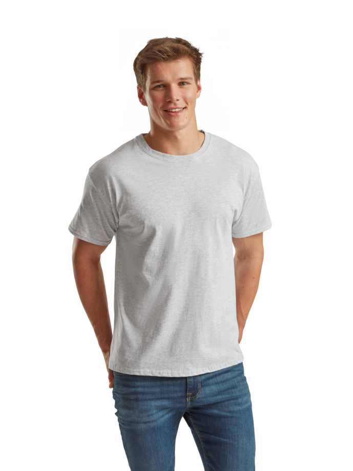 Ανδρικό T-Shirt 61-082-0 Fruit of the Loom Heather Grey