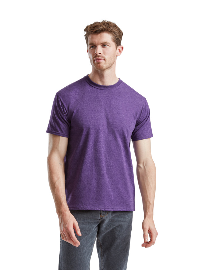 T-Shirt 61-036-0 Fruit of the Loom Valueweight Heather Purple