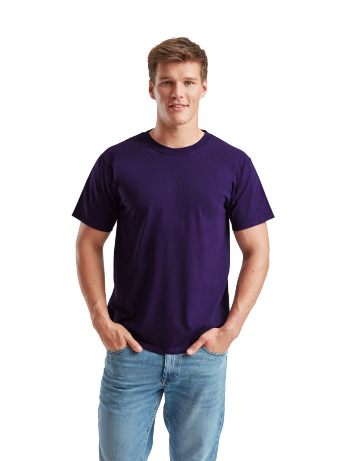 T-Shirt 61-036-0 Fruit of the Loom Valueweight Purple