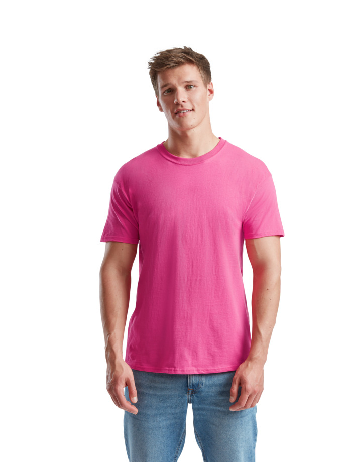 Ανδρικό T-Shirt 61-082-0 Fruit of the Loom Fuchsia