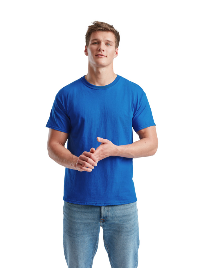 Ανδρικό T-Shirt 61-082-0 Fruit of the Loom Royal