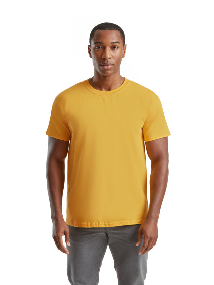 T-Shirt 61-422-0 Fruit of the Loom Ringspun Premium Iconic 195 Sunflower