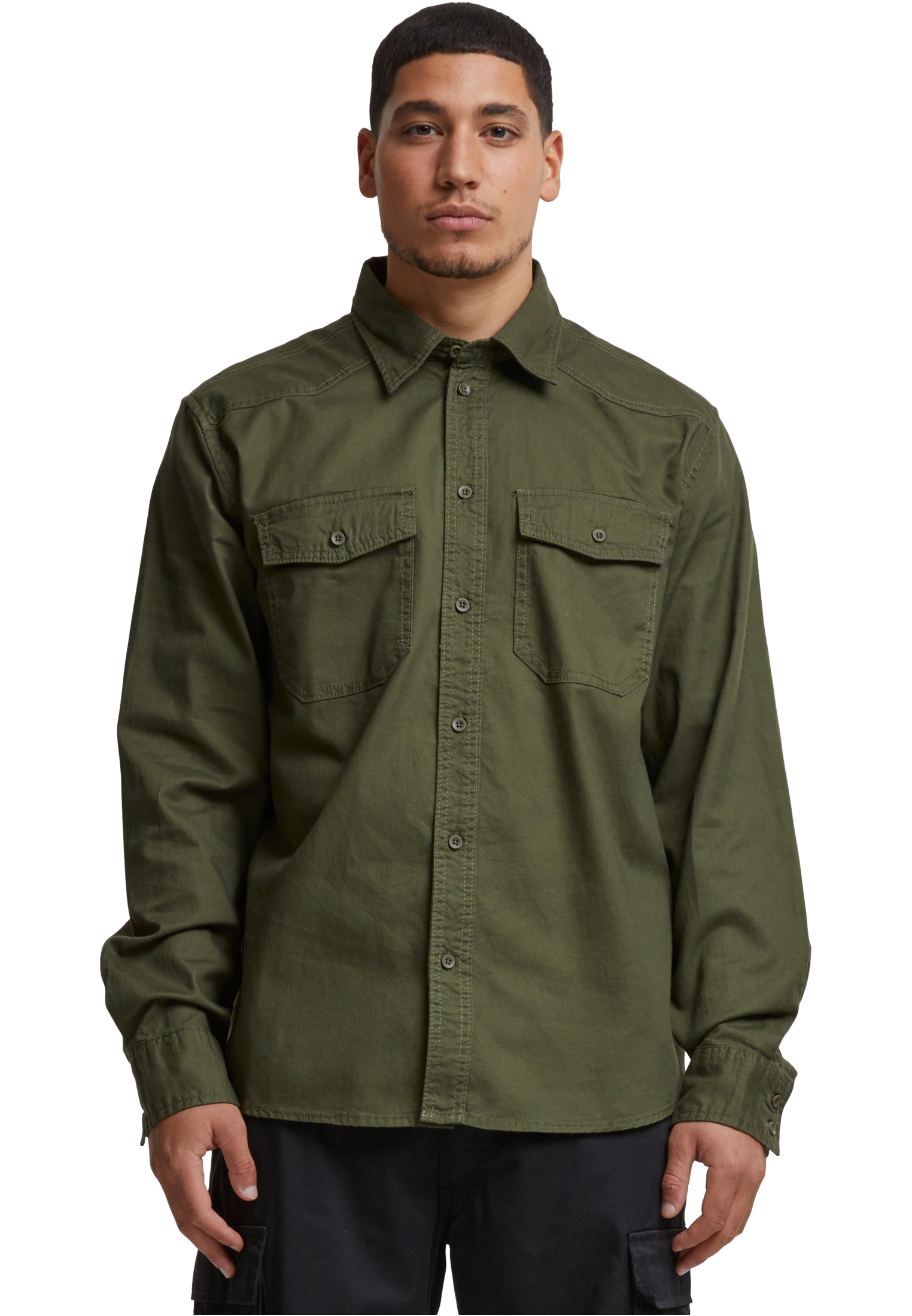 Φανελένιο Πουκάμισο BD4030-00176 Brandit Olive
