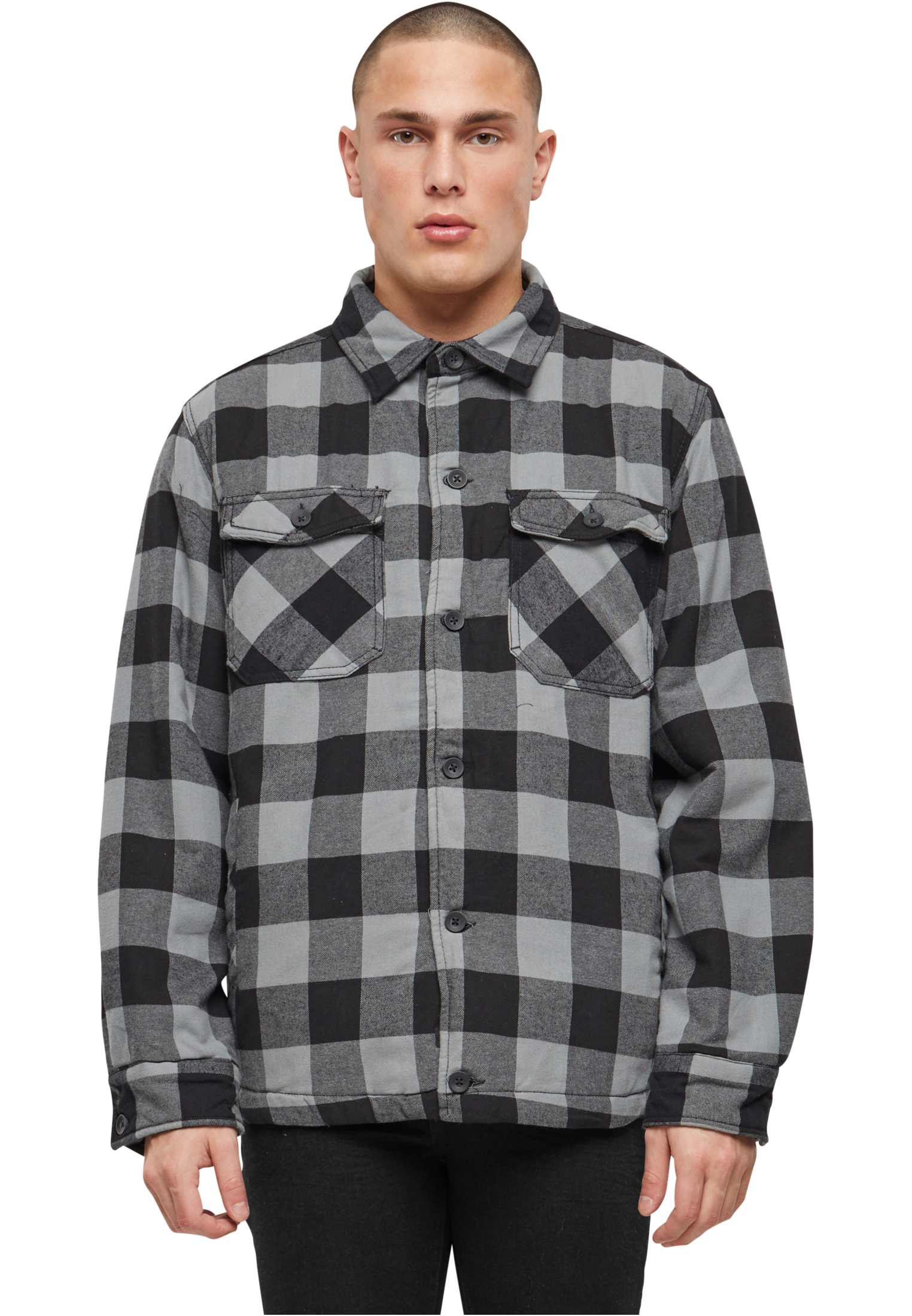 Τζάκετ Lumberjacket BD9478-01307 Brandit Black/Charcoal
