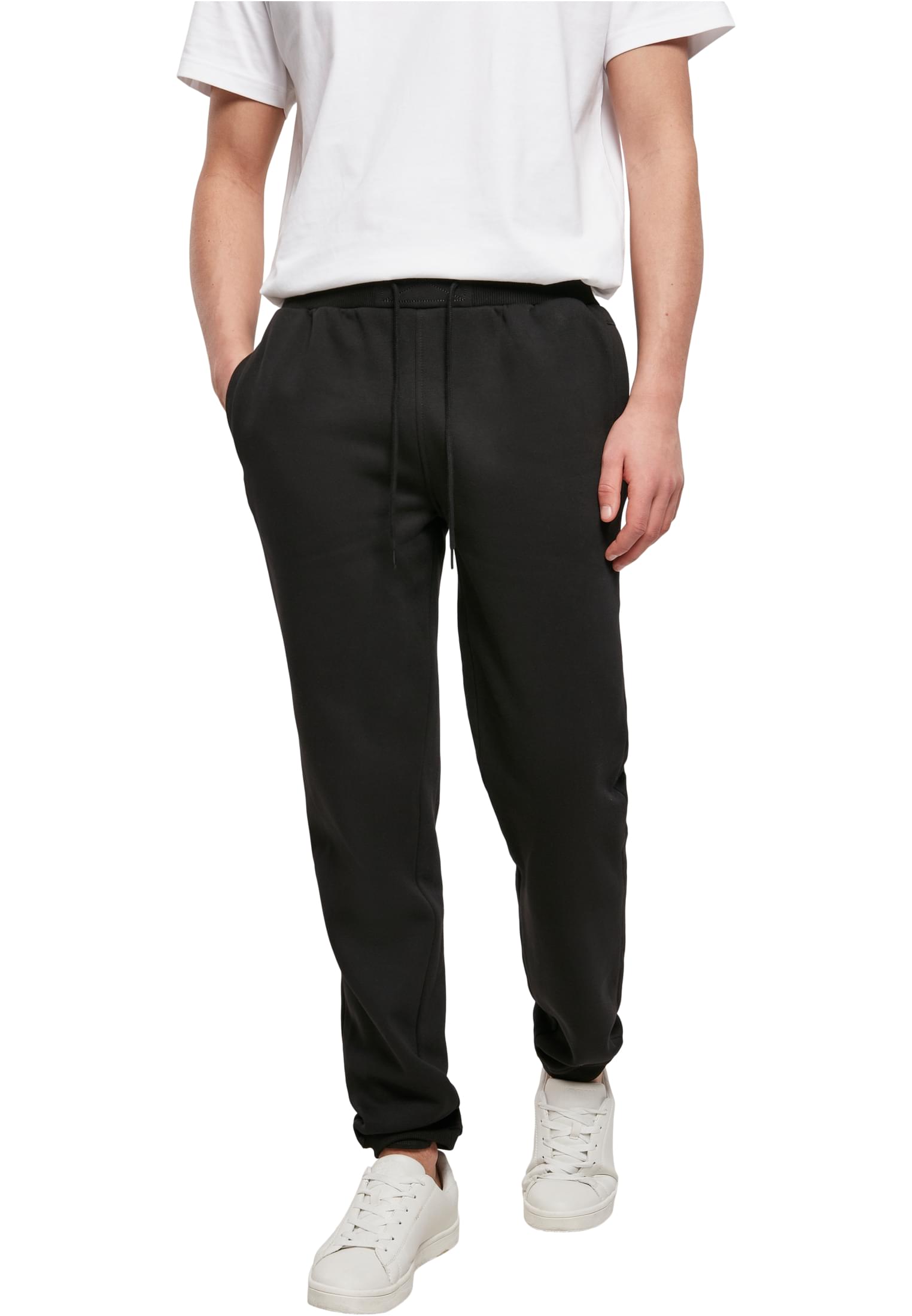 Παντελόνι Φόρμας Heavy Sweatpants BY014 Build Your Brand μαύρο Black