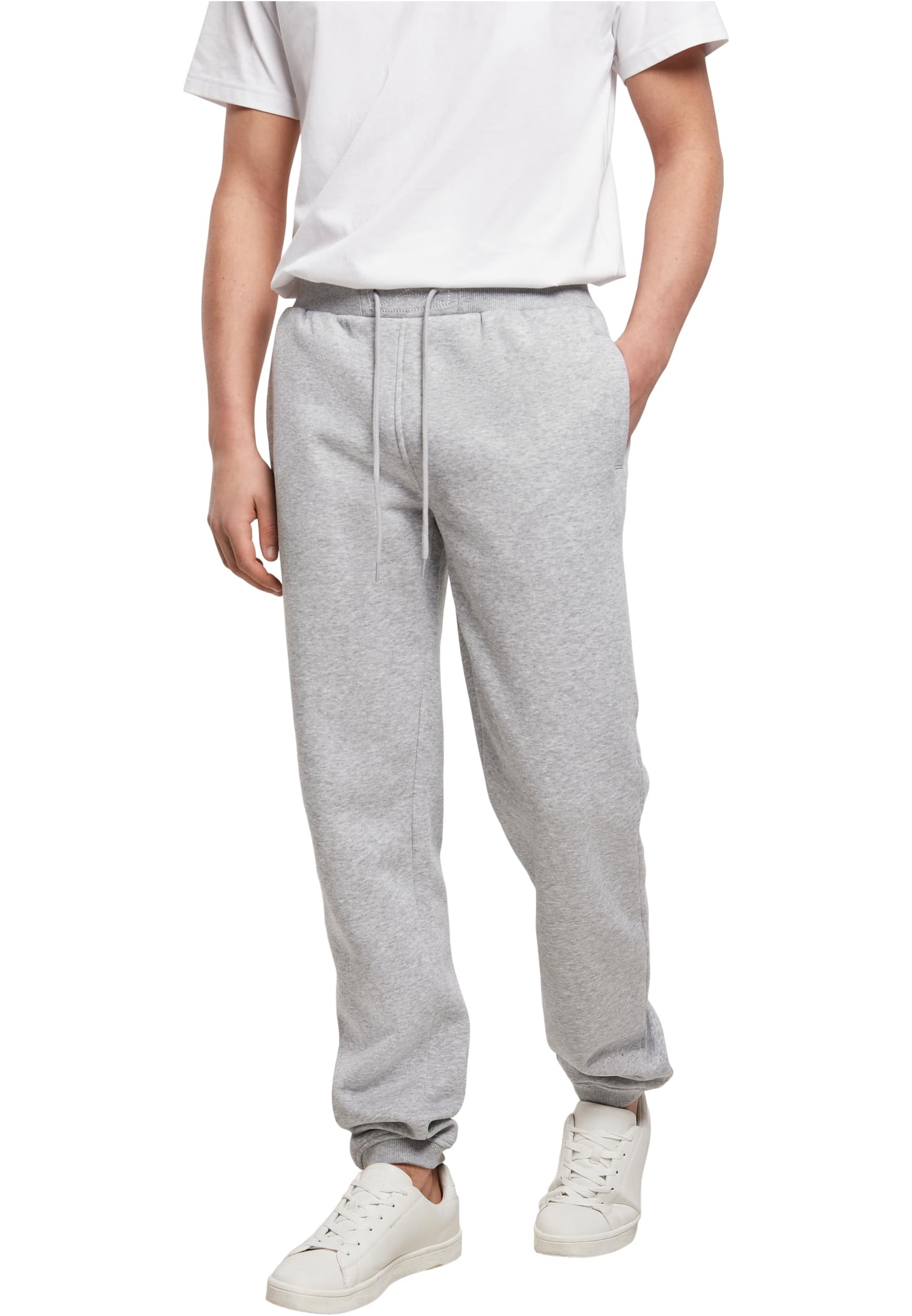 Παντελόνι Φόρμας Heavy Sweatpants BY014 Build Your Brand Black/Grey Heather Grey