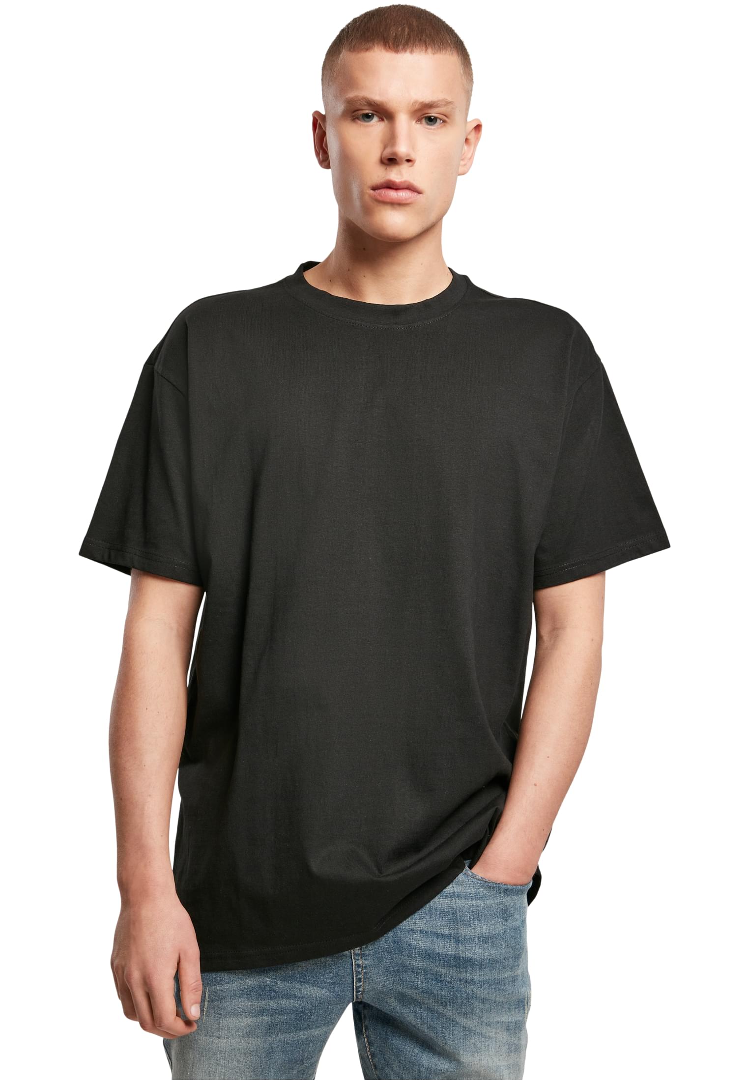 Ανδρικό T-Shirt Heavy Oversized BY102 Build Your Brand Black