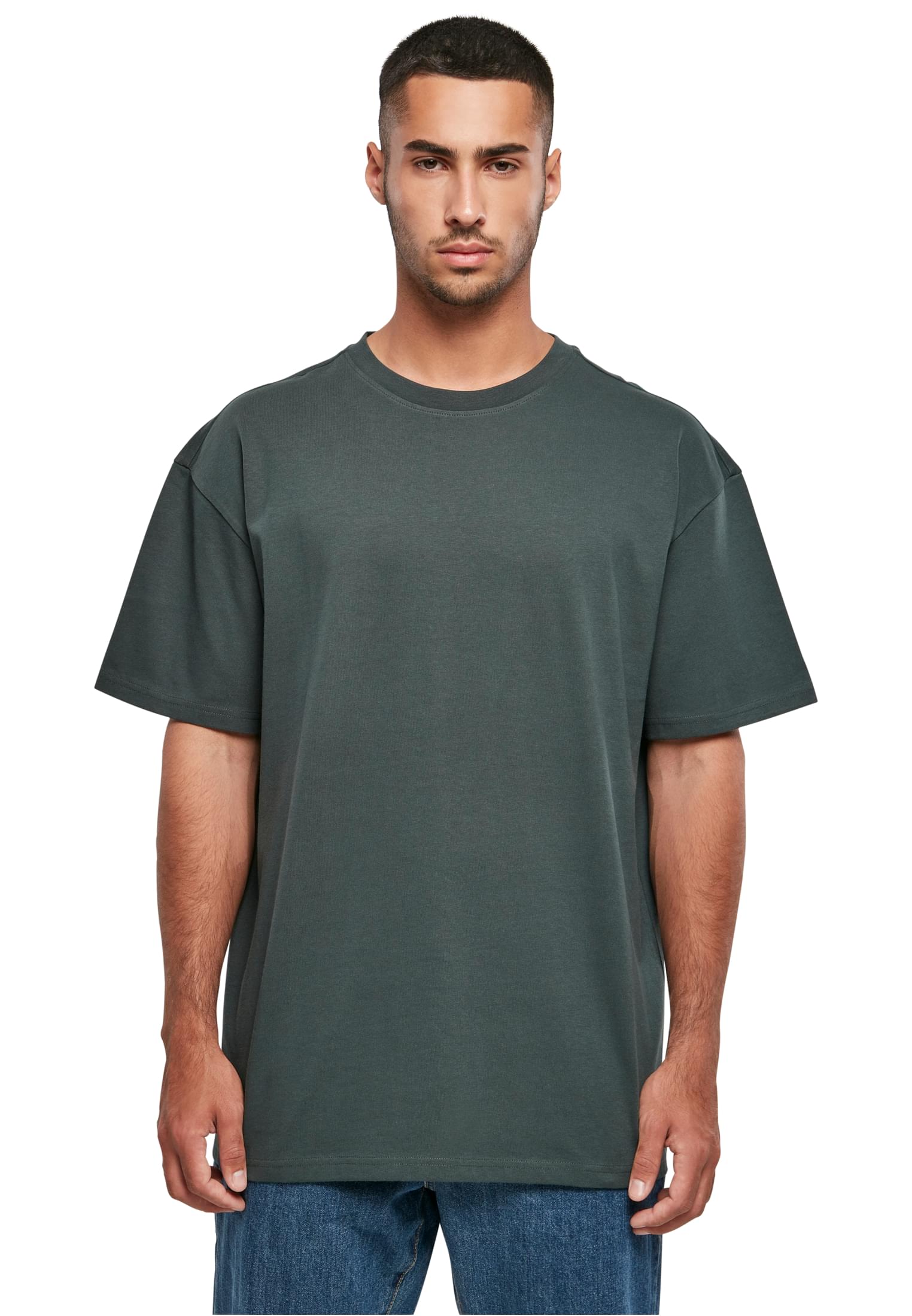 Ανδρικό T-Shirt Heavy Oversized BY102 Build Your Brand Bottlegreen