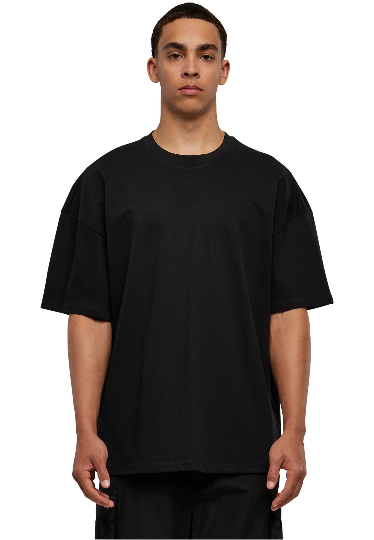 Ανδρικό Μπλουζάκι T-Shirt BY163 Build Your Brand Ultra Heavy Cotton Box Tee Black