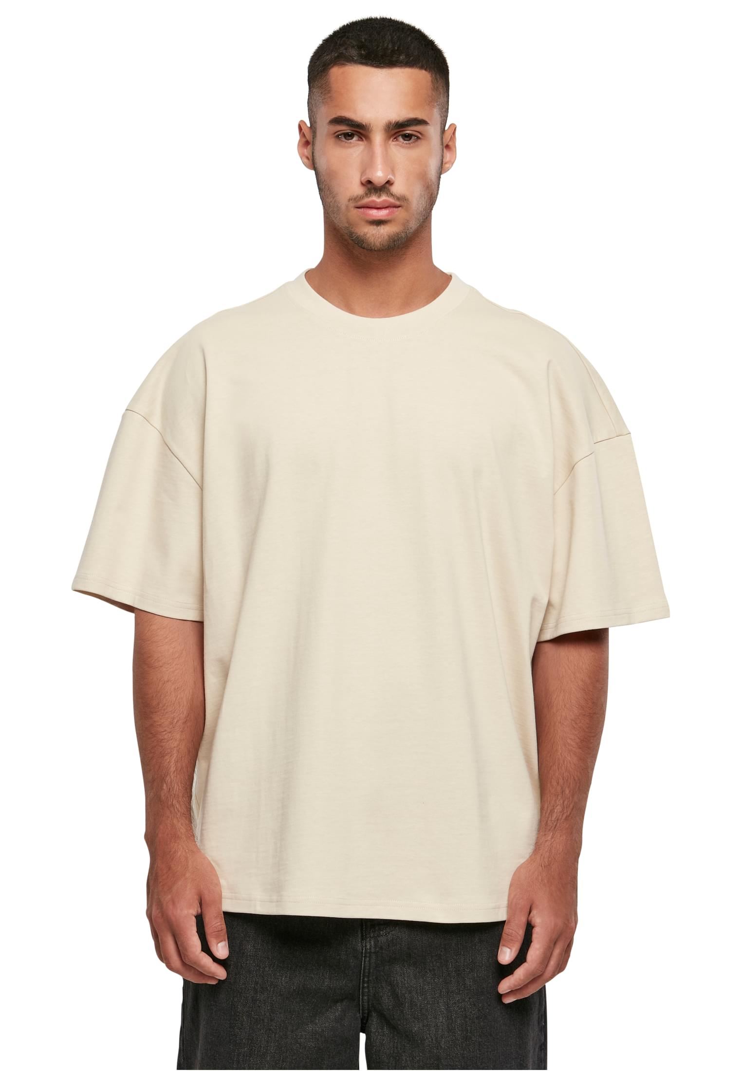 Ανδρικό Μπλουζάκι T-Shirt BY163 Build Your Brand Ultra Heavy Cotton Box Tee Sand