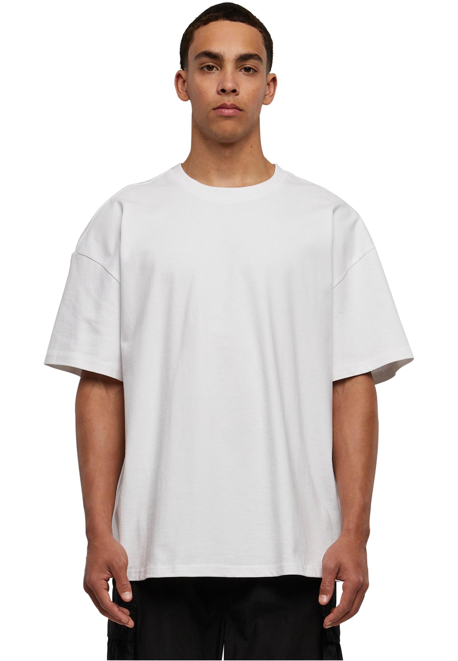Ανδρικό Μπλουζάκι T-Shirt BY163 Build Your Brand Ultra Heavy Cotton Box Tee White