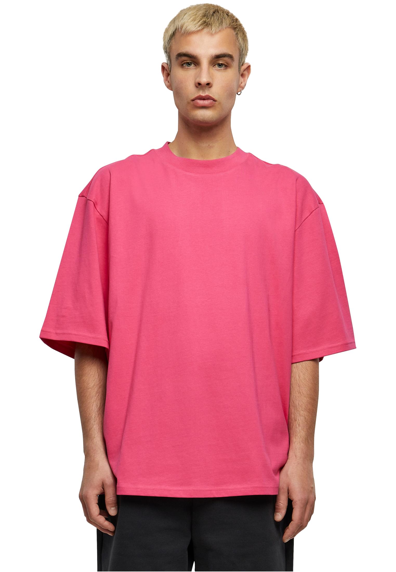 Ανδρικό T-Shirt Heavy Oversized BY102 Build Your Brand Hibiskuspink