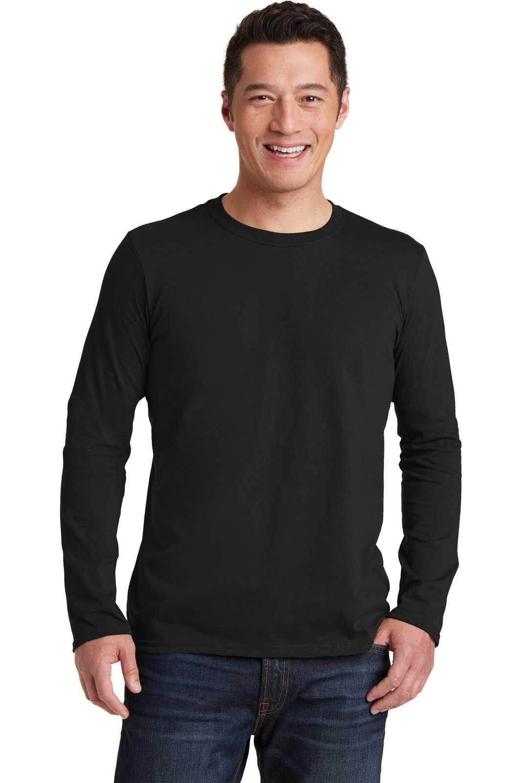 Μακρυμάνικο T-Shirt 64400 Gildan Softstyle Black