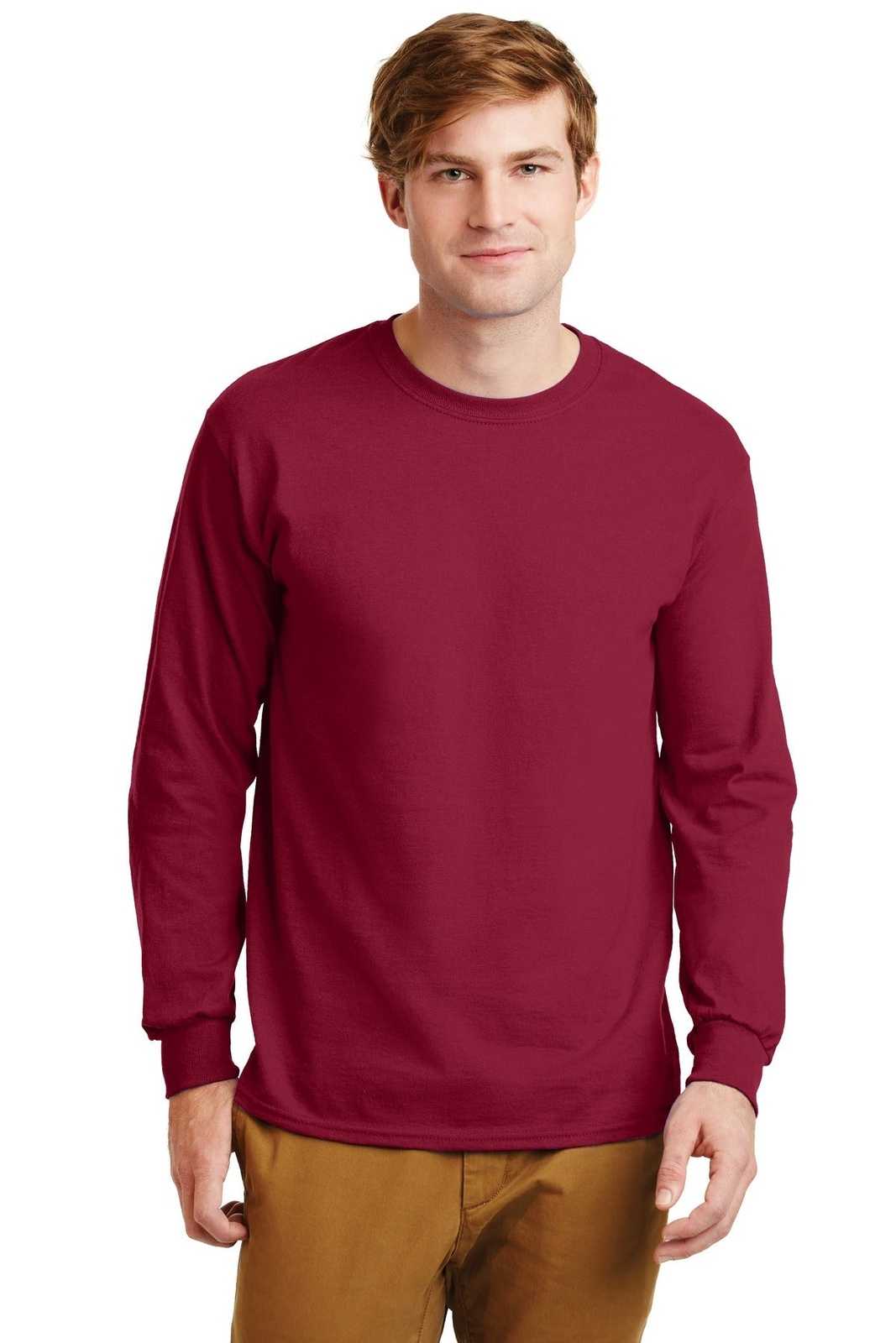 Μακρυμάνικο T-Shirt 2400 Gildan Ultra Cotton Cardinal Red