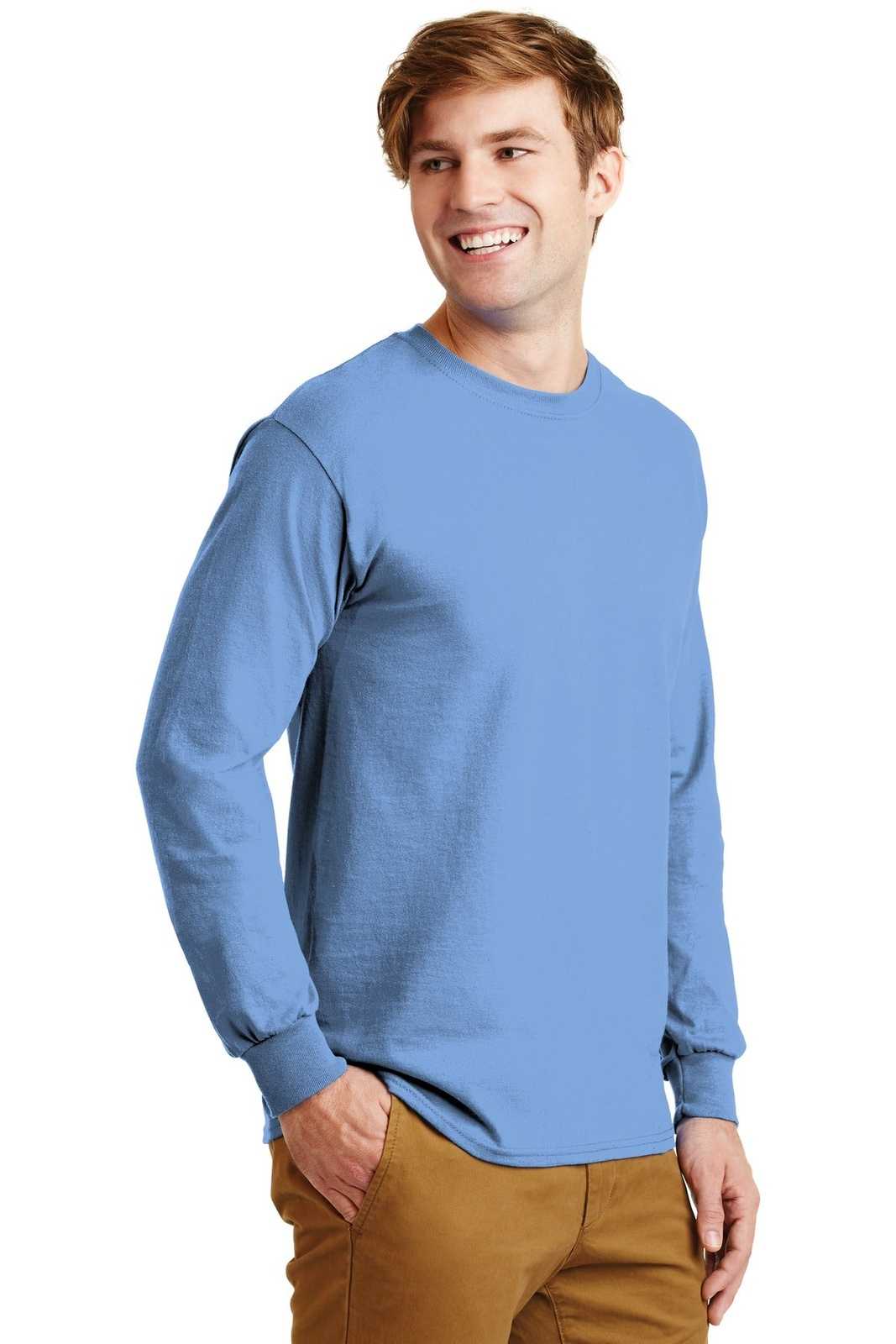 Μακρυμάνικο T-Shirt 2400 Gildan Ultra Cotton Carolina Blue