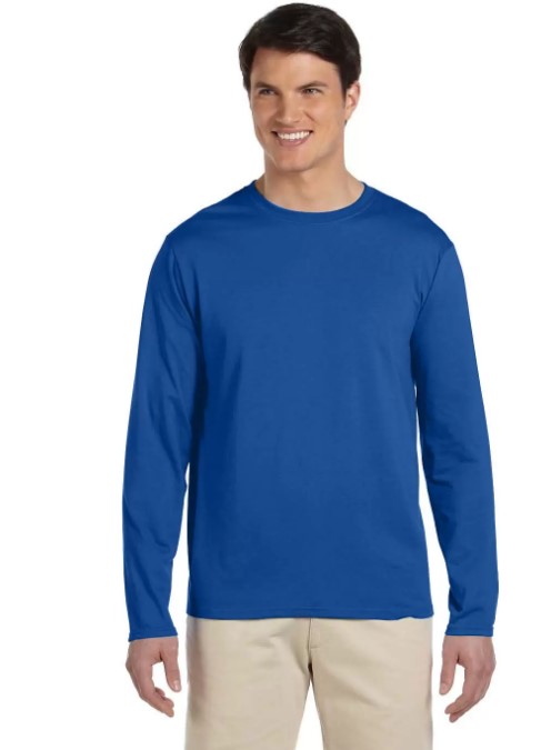 Μακρυμάνικο T-Shirt 64400 Gildan Softstyle Royal