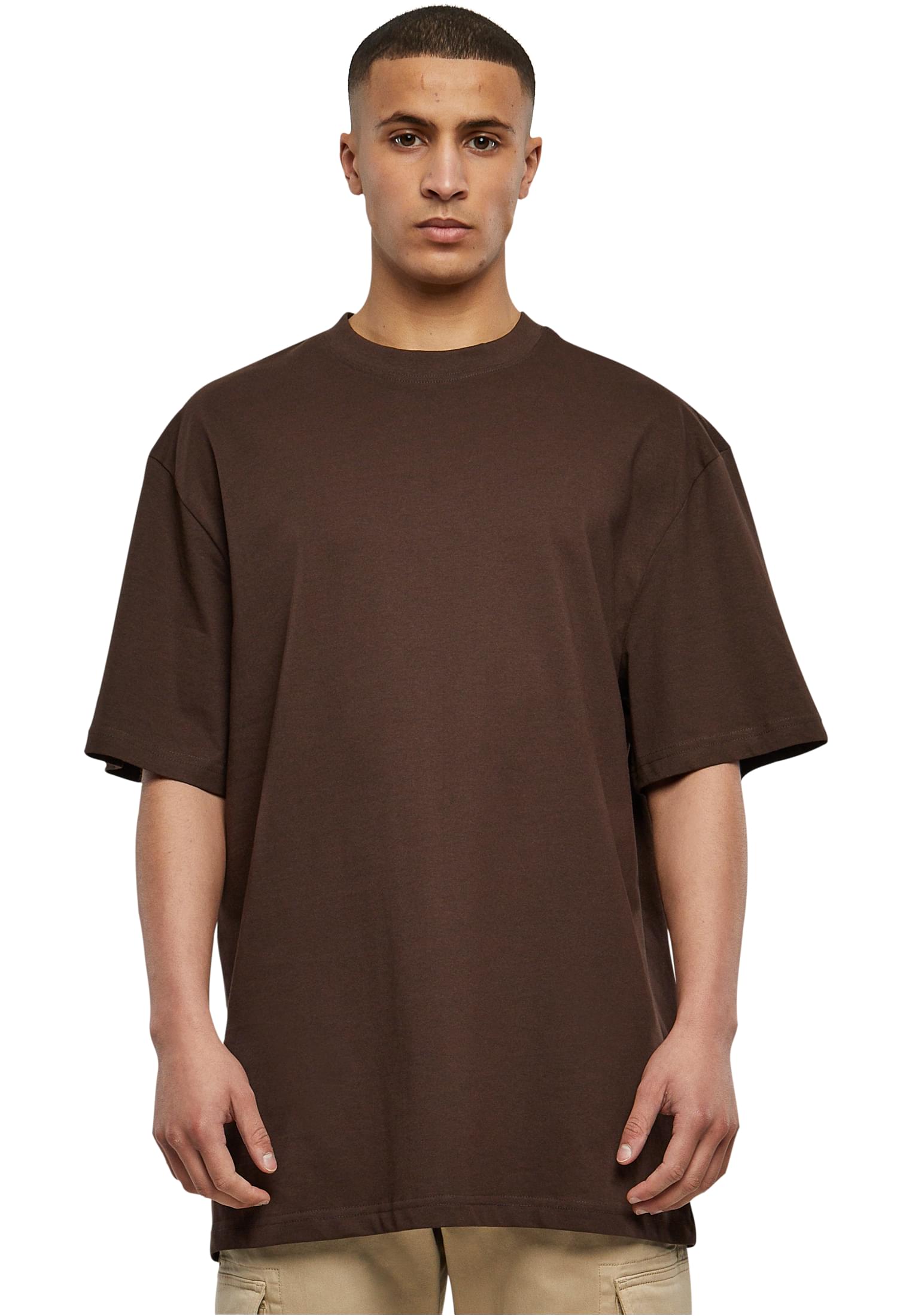 T-Shirt Tall Tee TB006 Urban Classics Brown